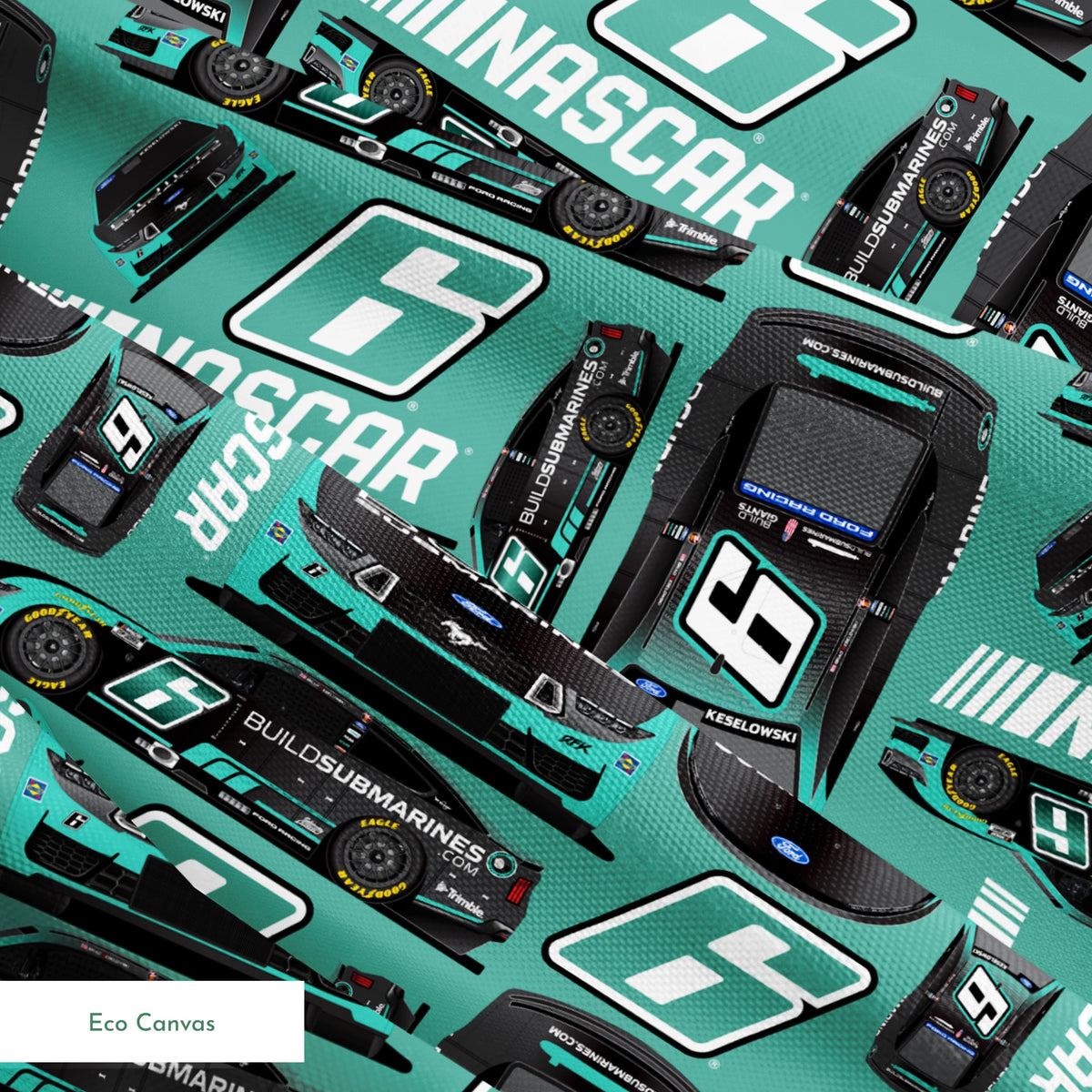 NASCAR® Brad Keselowski Toss on Green Fabric