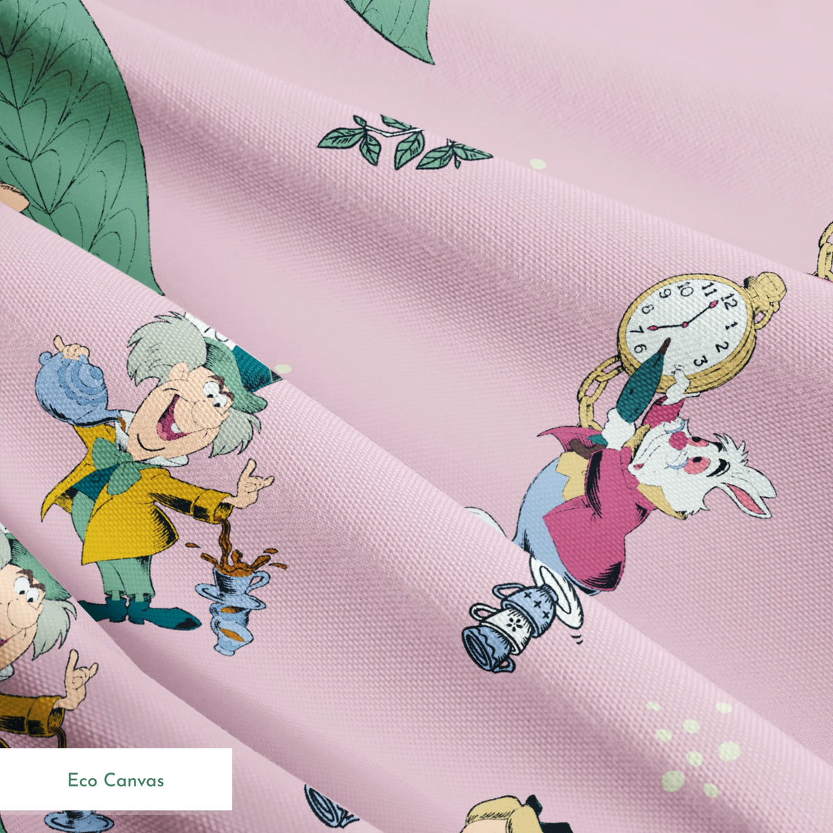 Disney Alice in Wonderland  Pink Whimsy Fabric