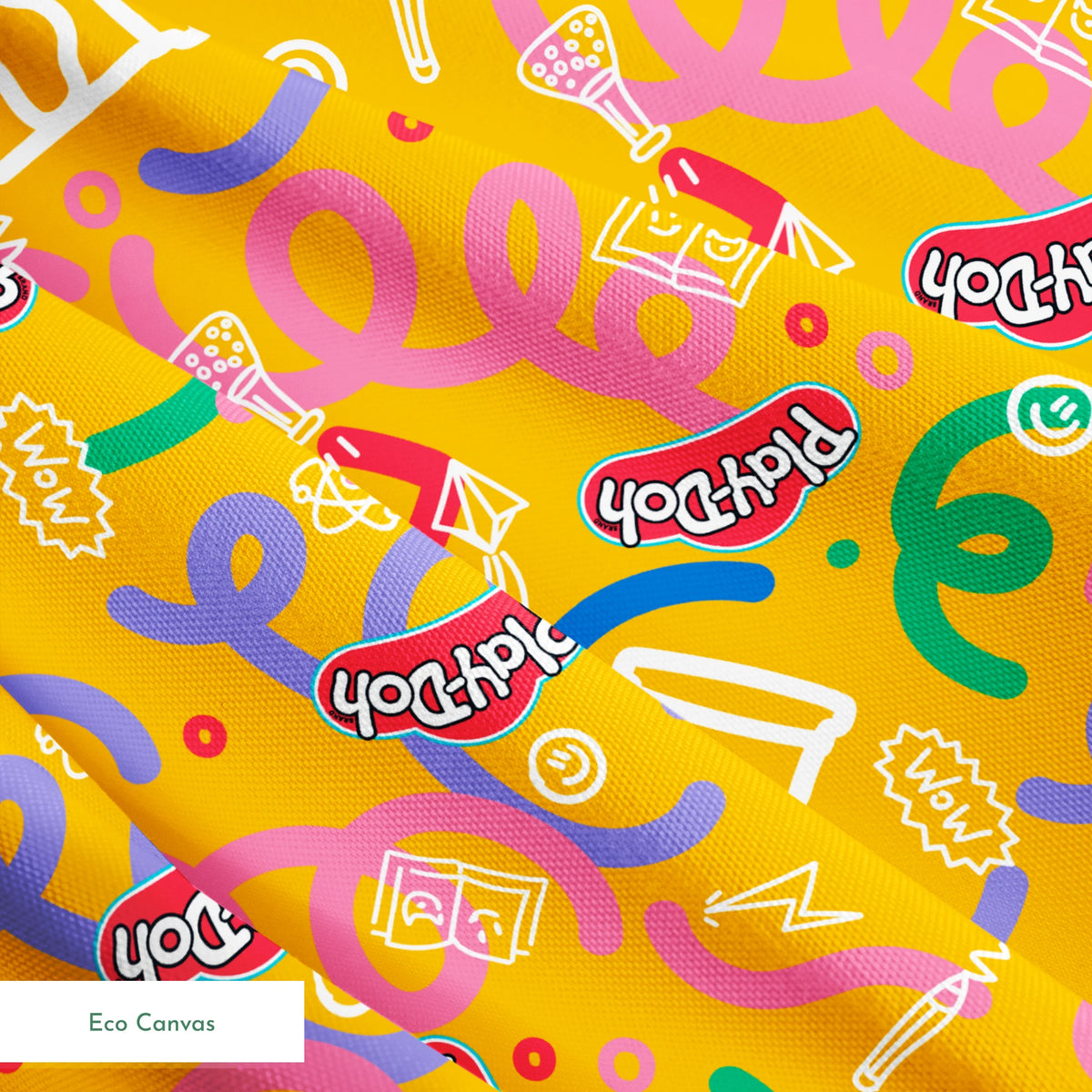 Hasbro Play-Doh Let's Experiment on Yellow Fabric