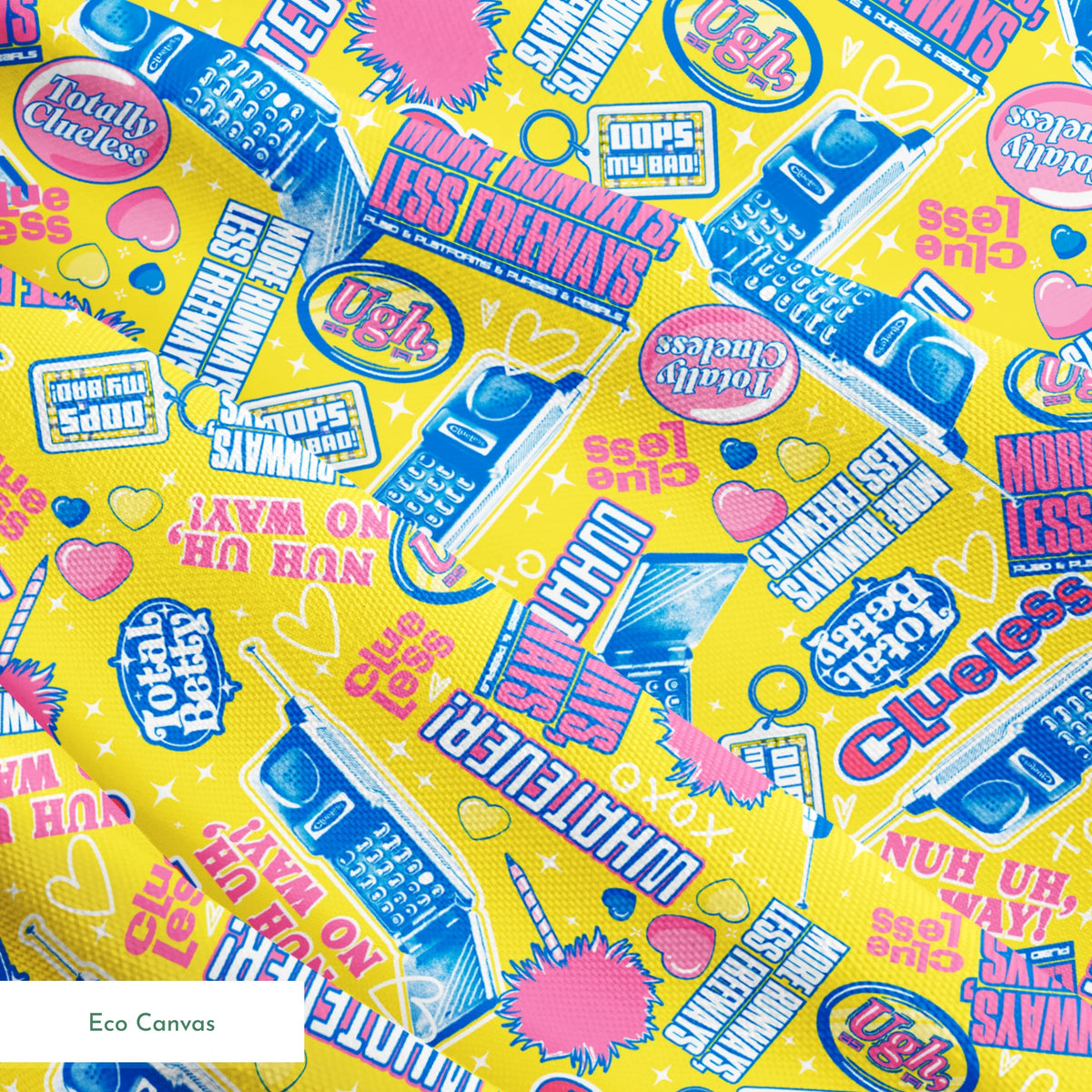 Paramount Clueless  Iconic Phrases Fabric