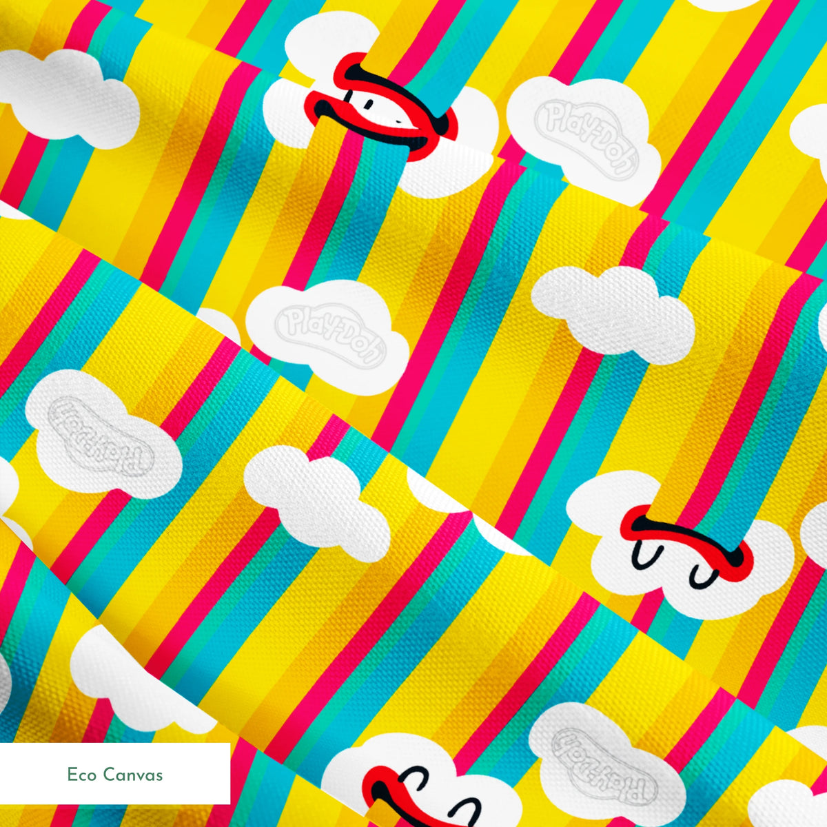 Hasbro Play-Doh Rainbow Stripes Fabric