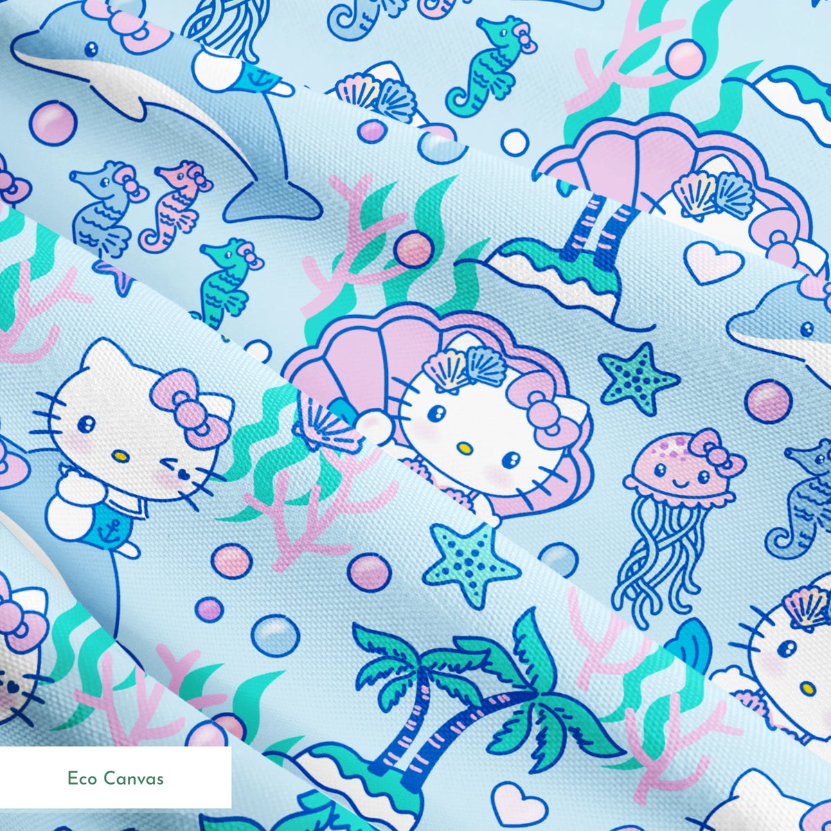 Hello Kitty® Mermaids Toss Fabric