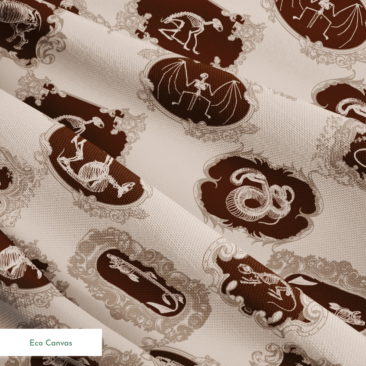 Disney Haunted Mansion Pet Portraits on Greige Fabric