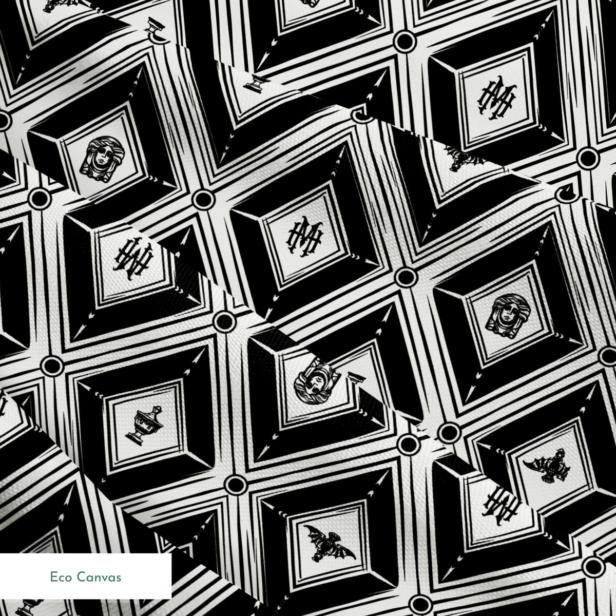 Disney Haunted Mansion Art Deco Diamonds Fabric