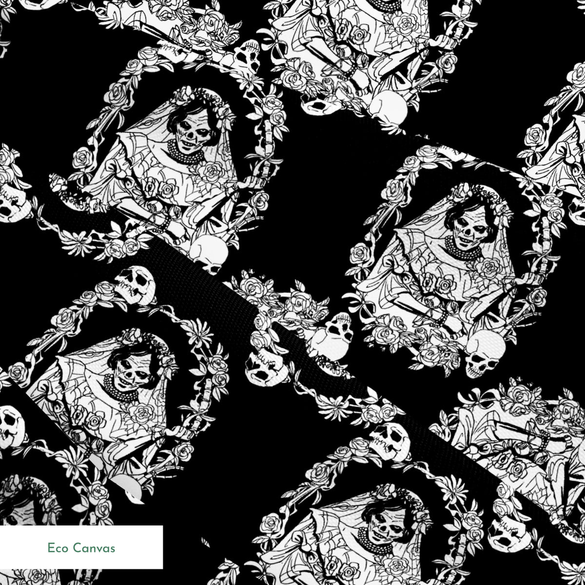 Disney Haunted Mansion Black Widow Bride Fabric
