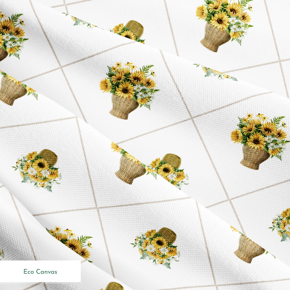 Danielle Murray Sunflower Baskets Fabric