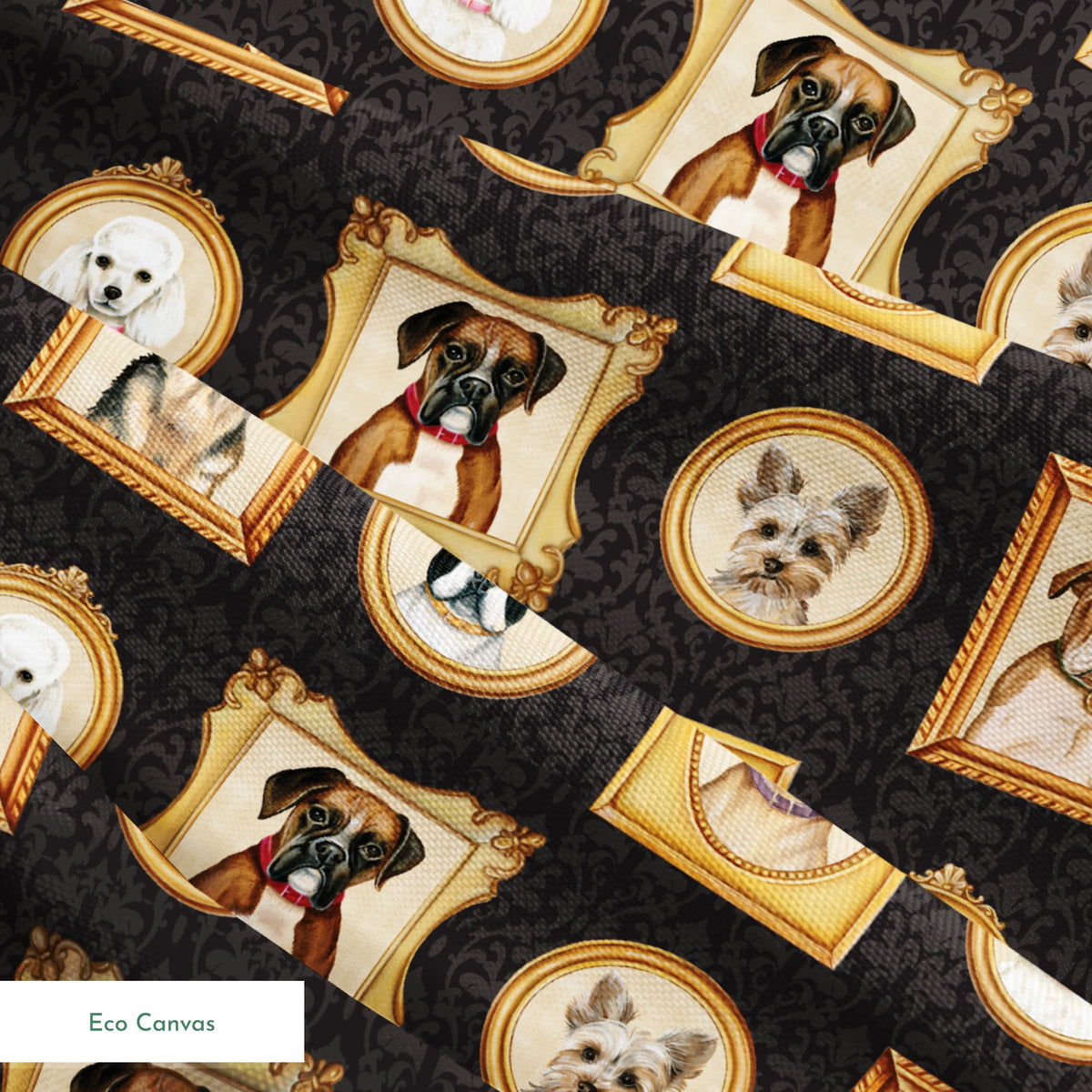 Danielle Murray Dog Portraits Fabric