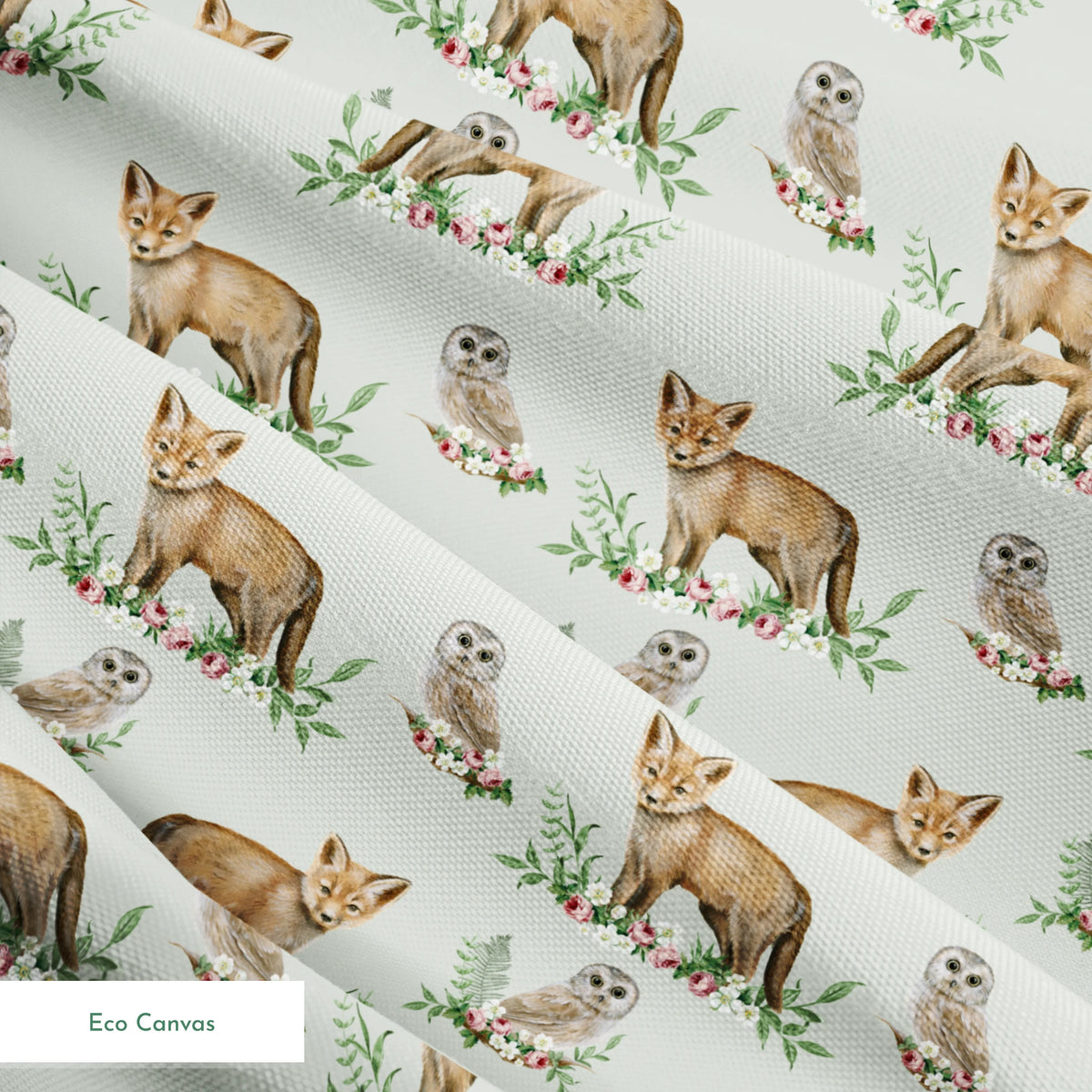 Danielle Murray Foxes and Owls Fabric