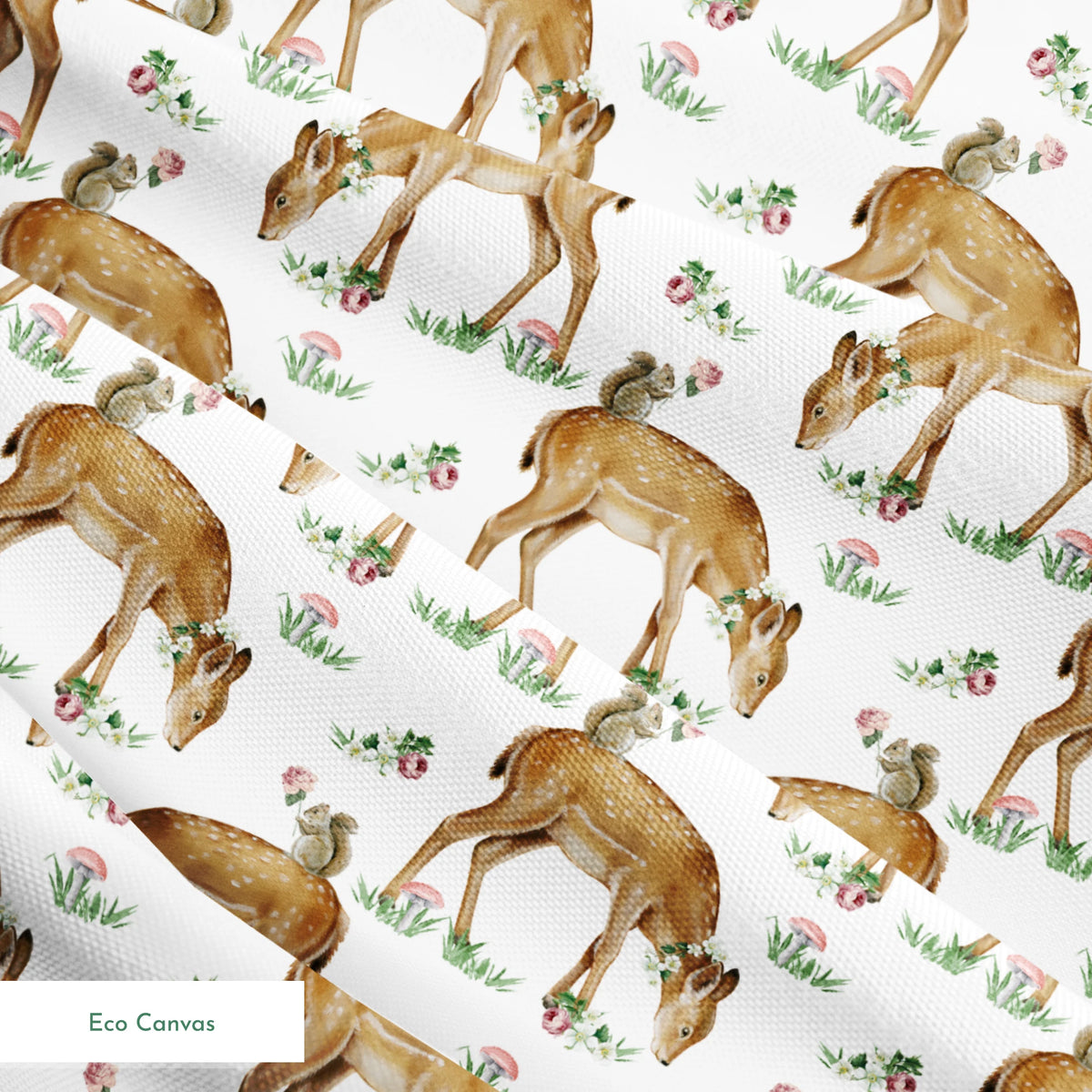 Danielle Murray Fawns and Squirrels Fabric