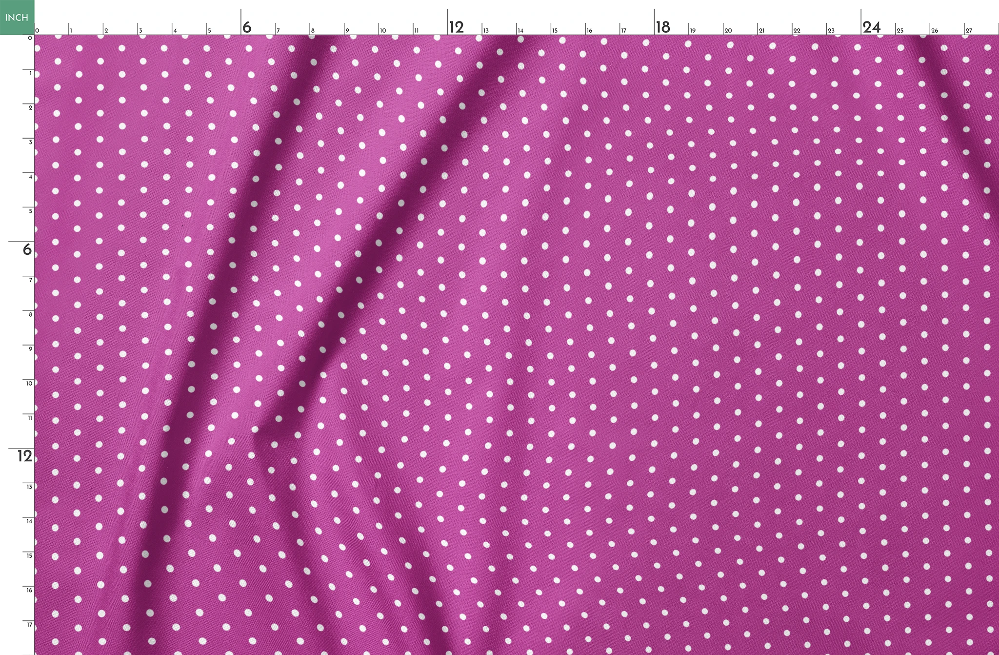 Two white circles on a purple background springs fatquarter mockup