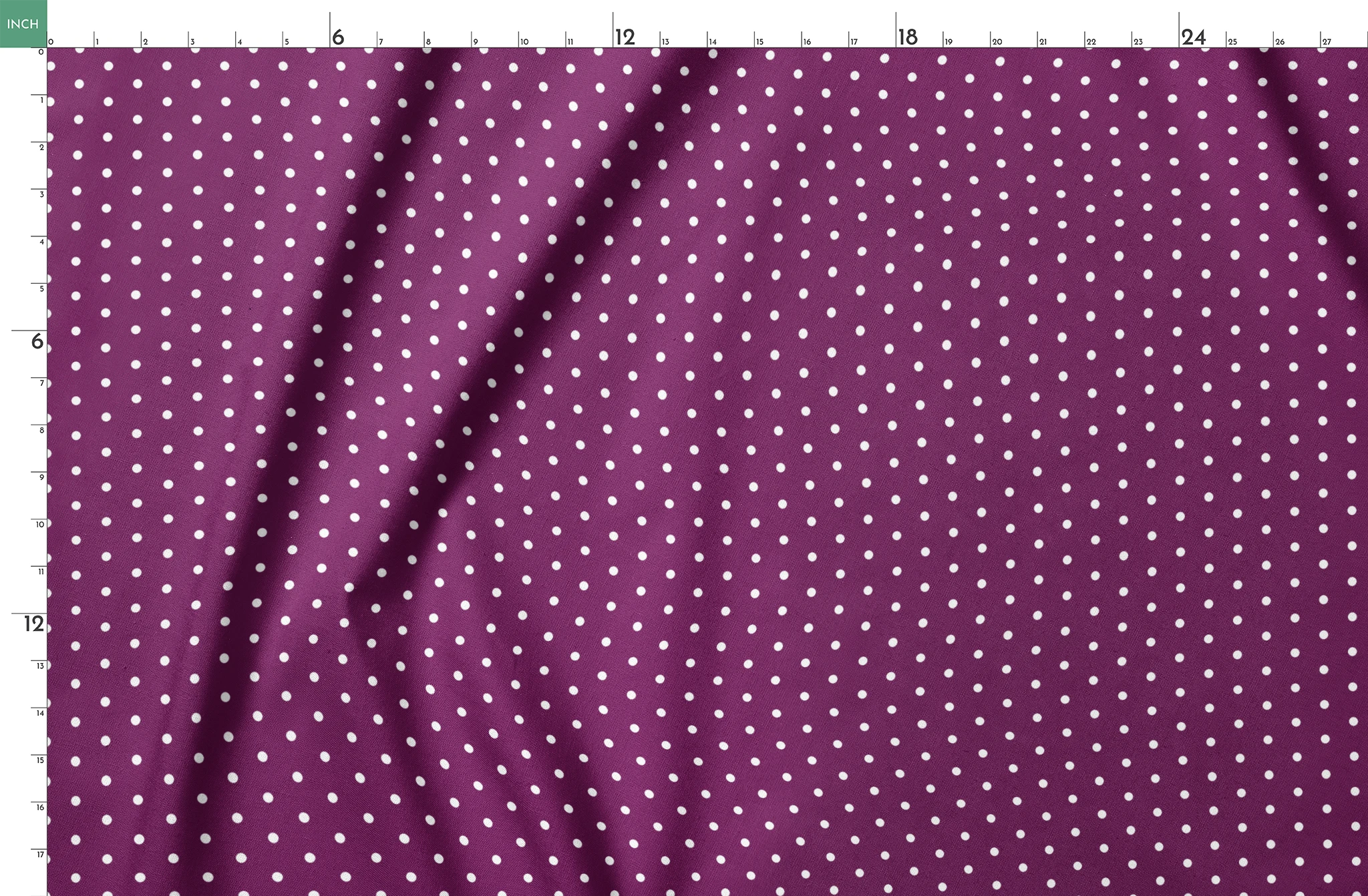 Two white circles on a purple background springs fatquarter mockup