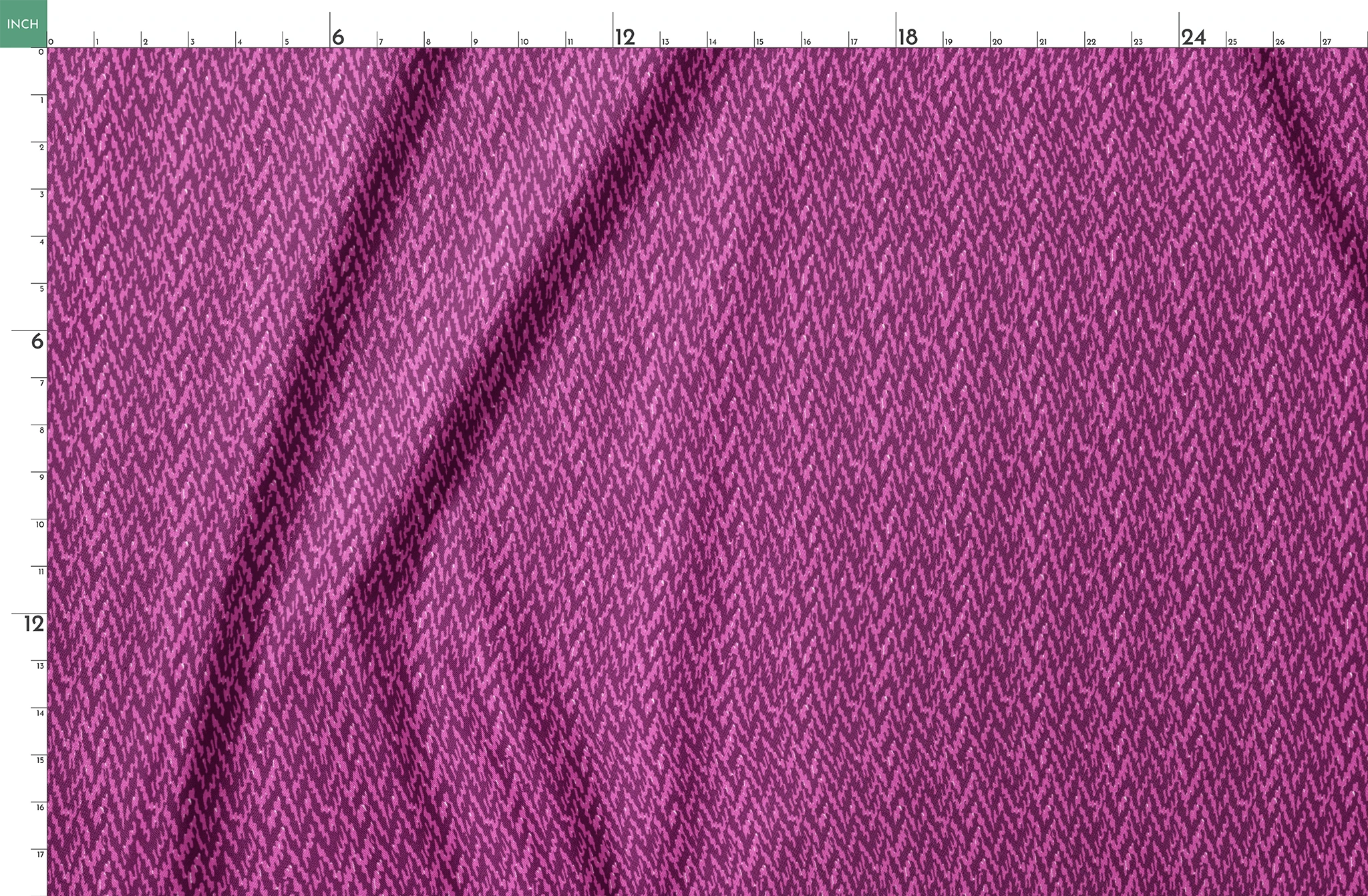Purple abstract pattern with diagonal brush-like strokes in varying shades of magenta and violet springs fatquarter mockup