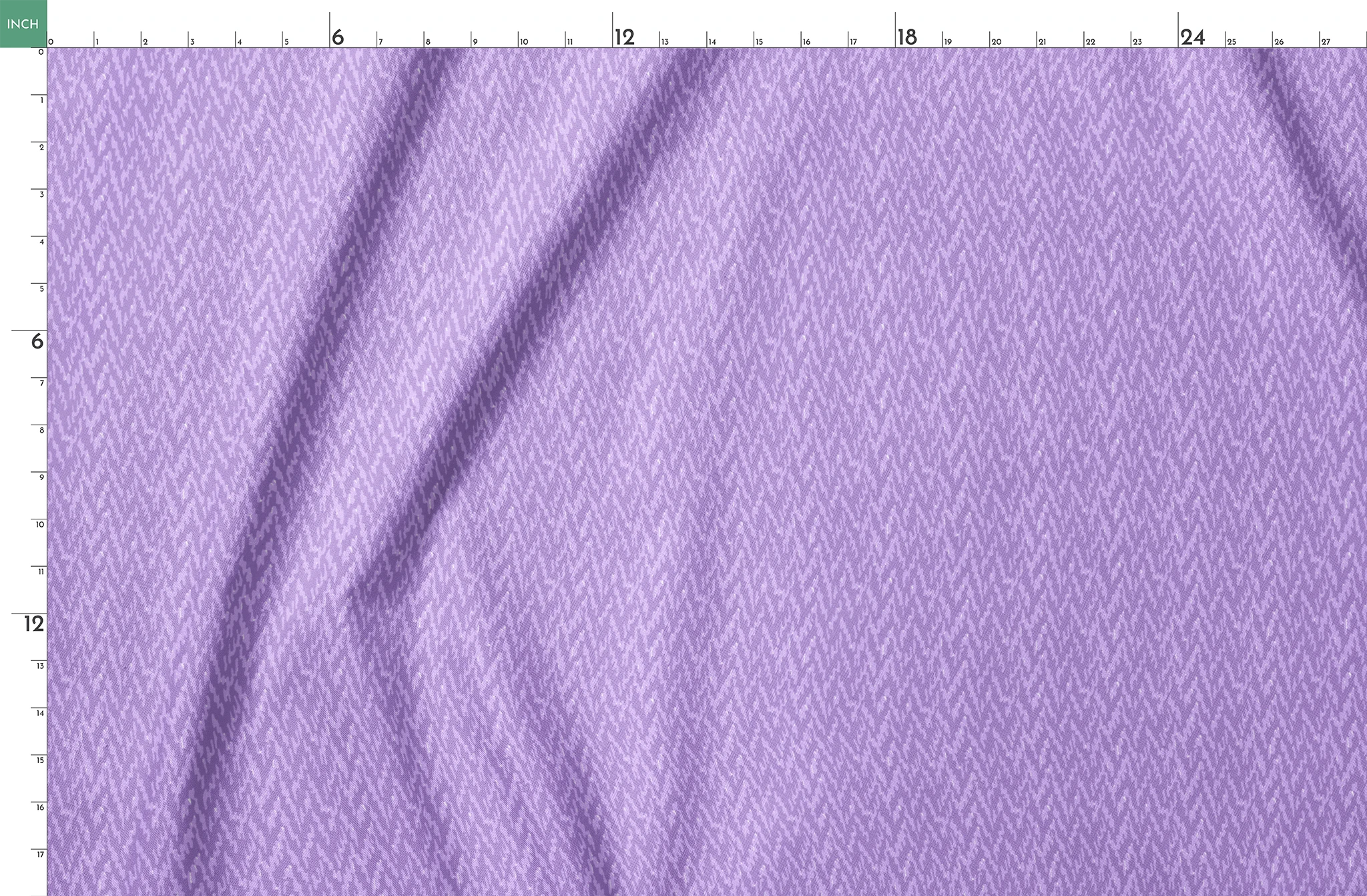 Abstract purple pattern with light lavender irregular vertical streaks on medium purple background springs fatquarter mockup