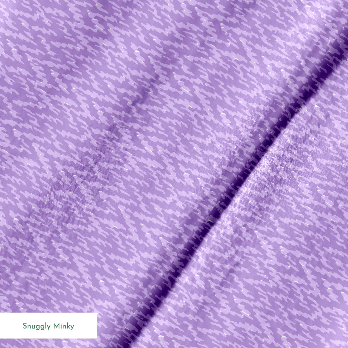 Abstract purple pattern with light lavender irregular vertical streaks on medium purple background springs minky texture