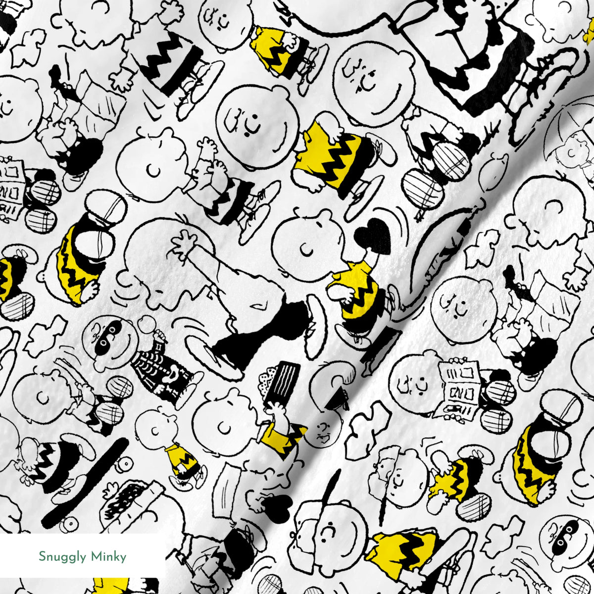 Peanuts Charlie Brown Packed Fabric