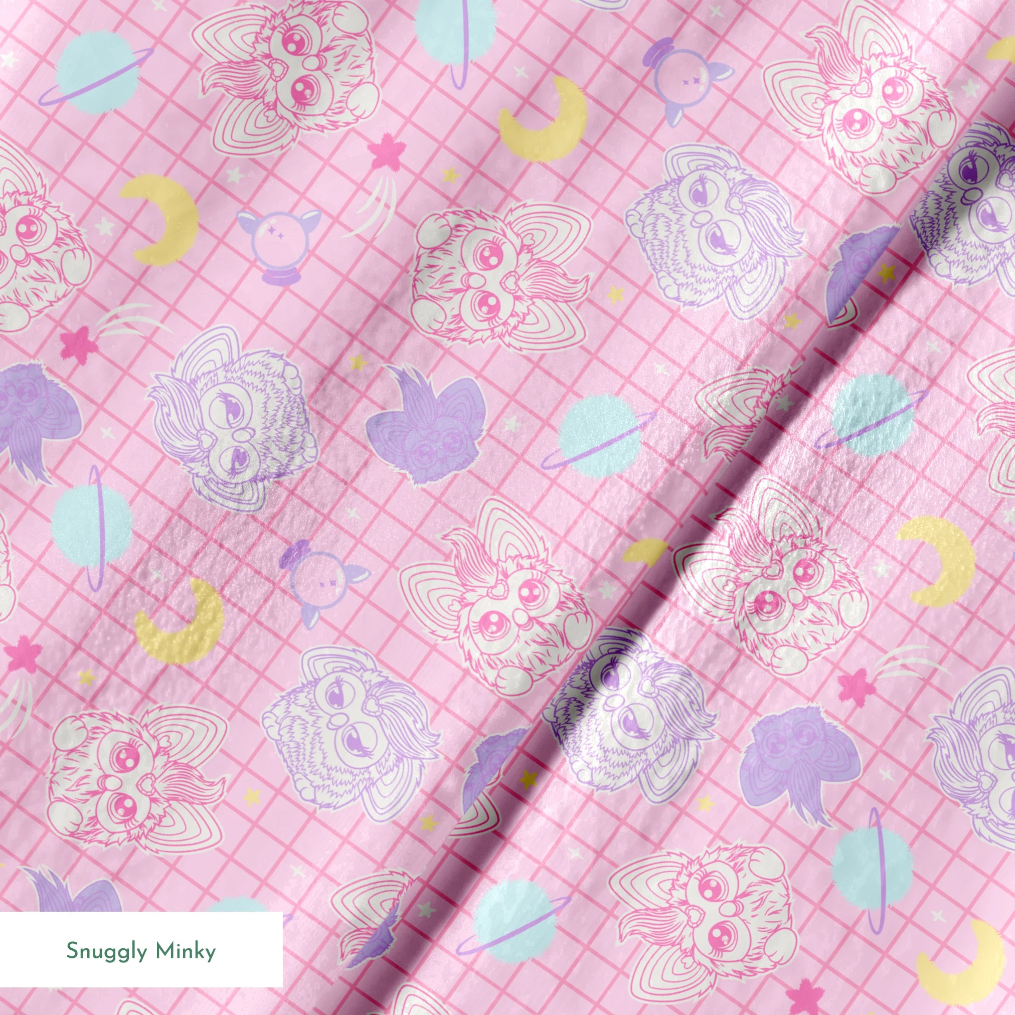Hasbro Furby Space Grid Fabric