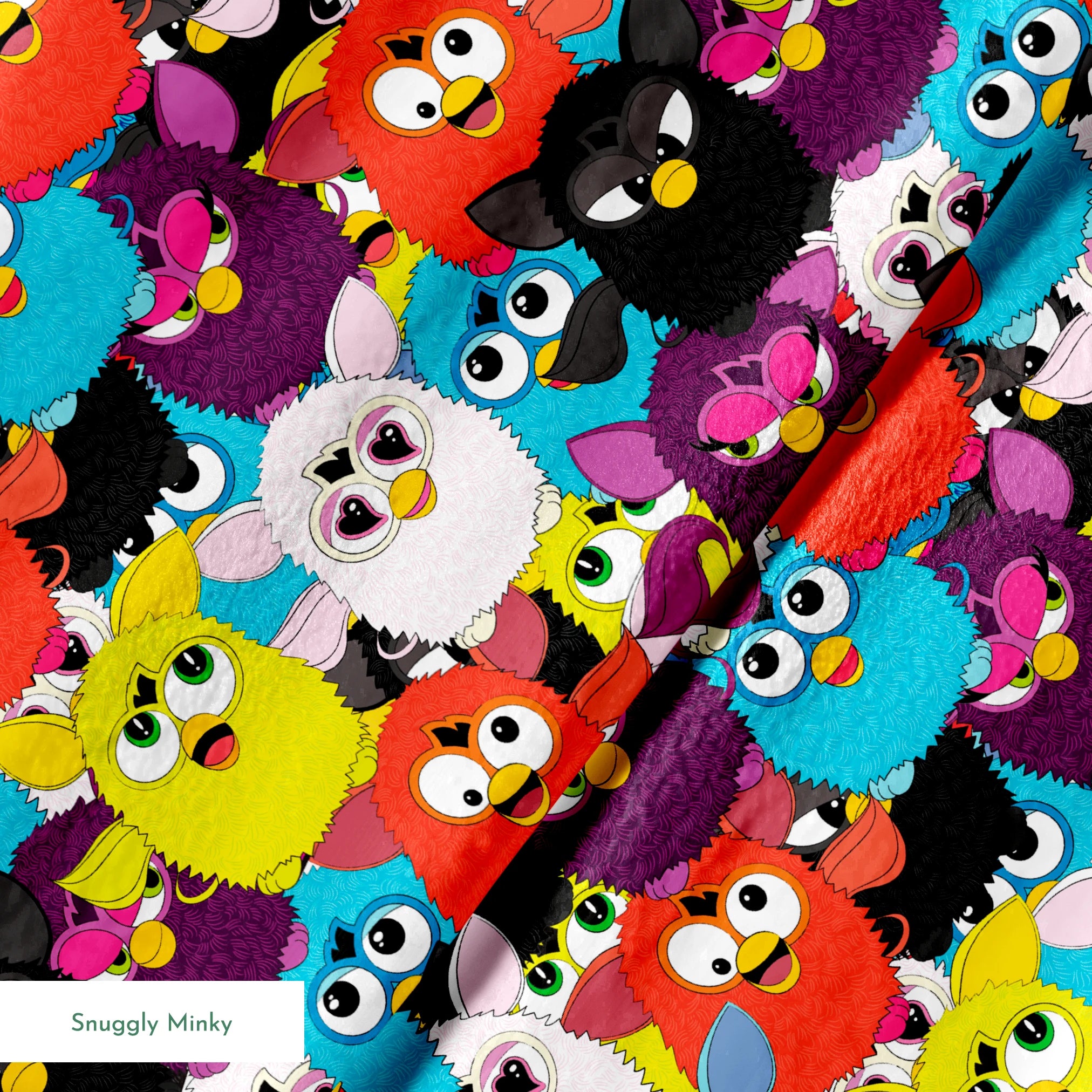 Hasbro Furby Retro Craze  Fabric