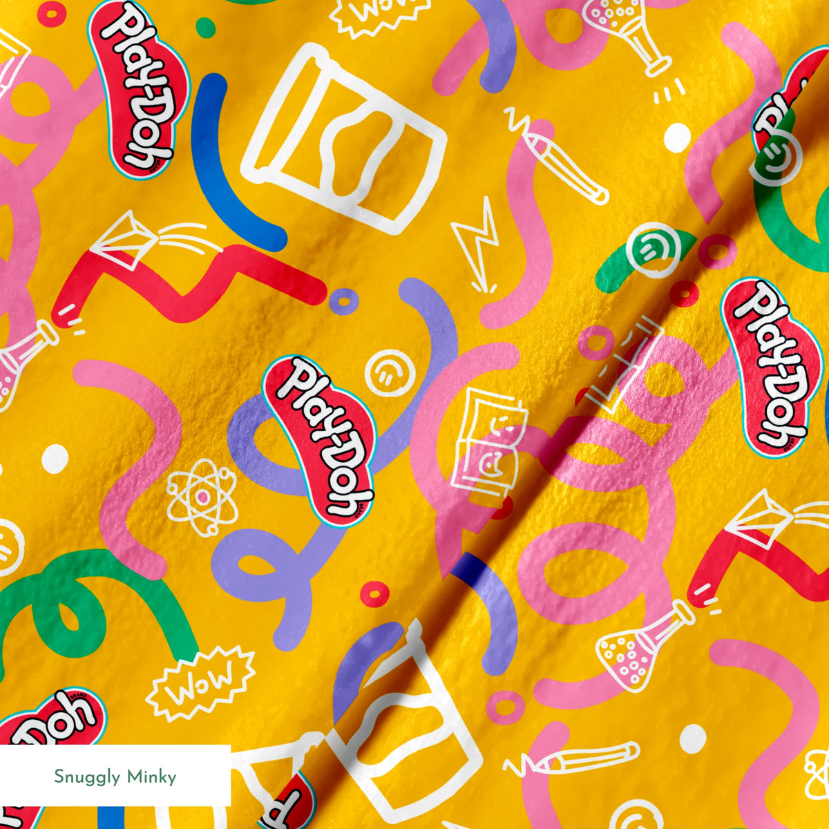 Hasbro Play-Doh Let's Experiment on Yellow Fabric