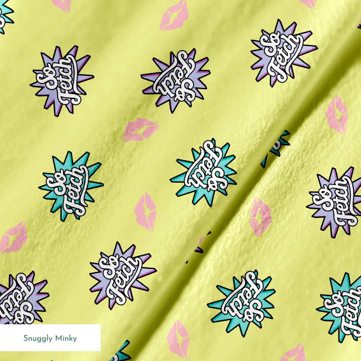 Paramount Mean Girls  So Fetch on Yellow Fabric