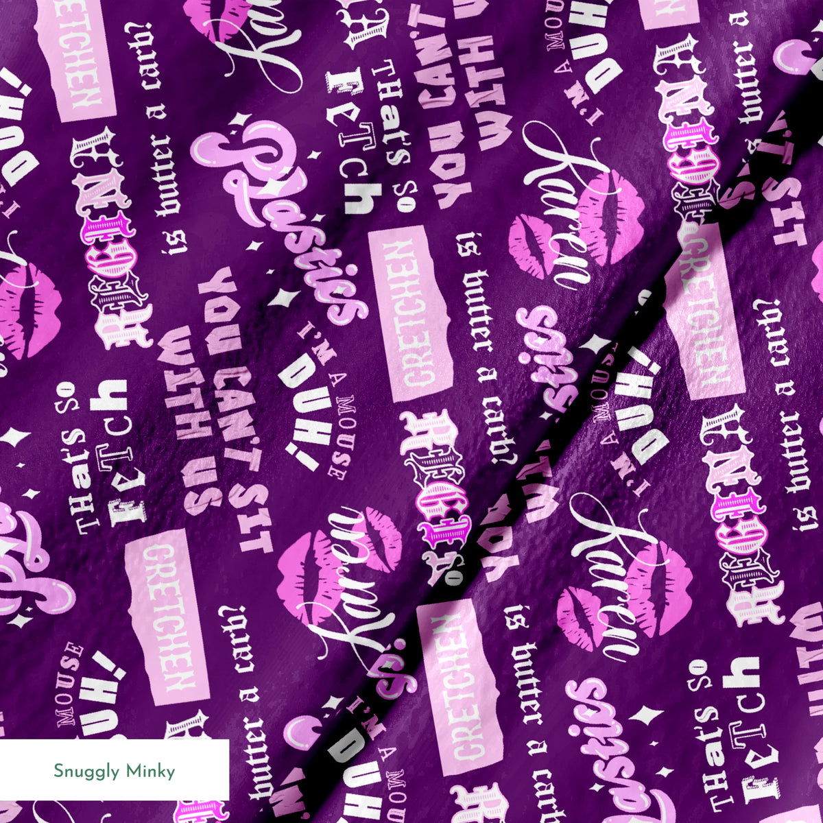 Paramount Mean Girls  The Plastics on Purple Fabric