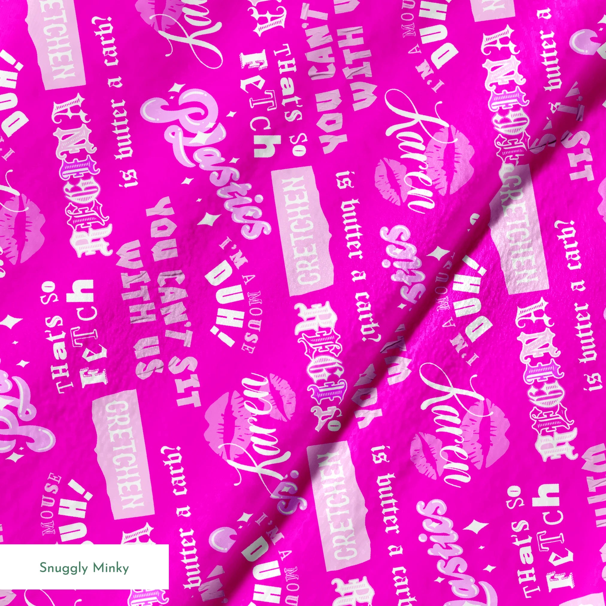 Paramount Mean Girls  The Plastics on Pink Fabric