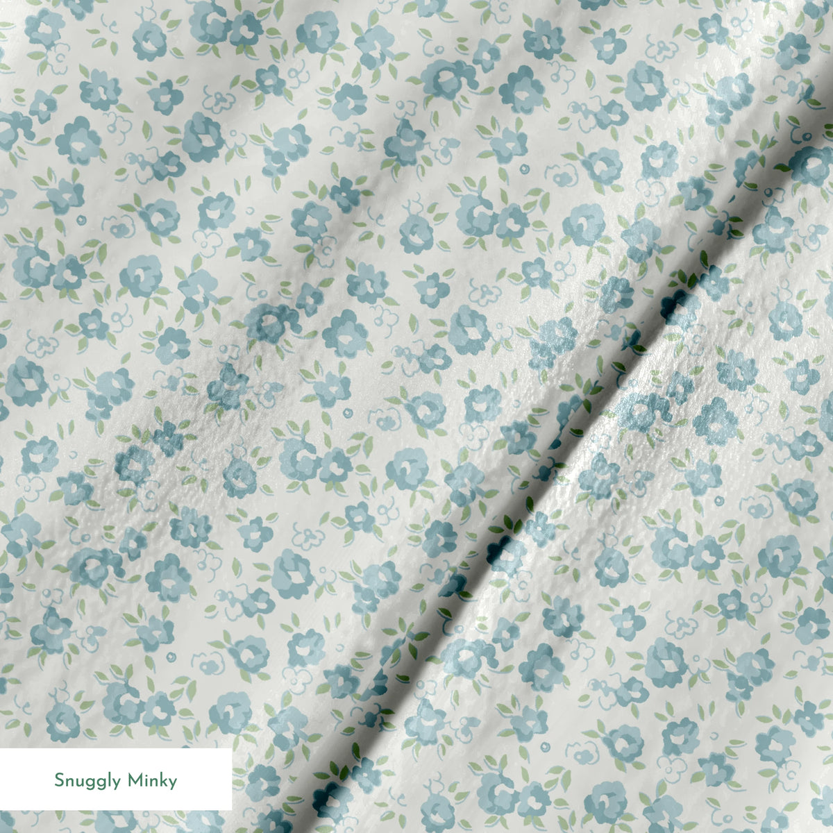 Posie on Silver Sage Fabric