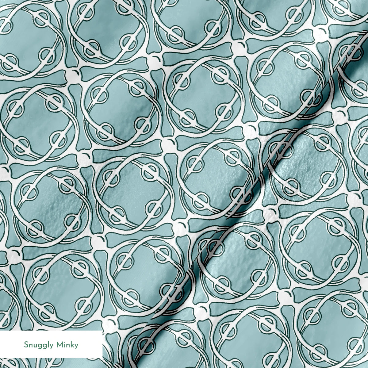 Farrah on Silver Sage Fabric