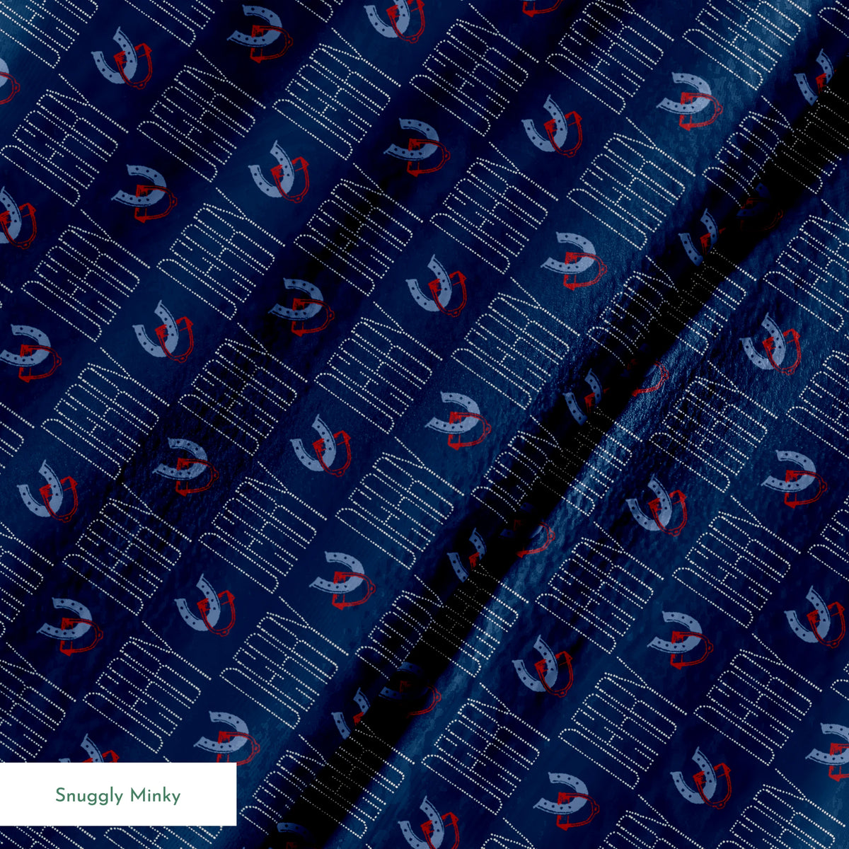 Epsom on Navy Fabric