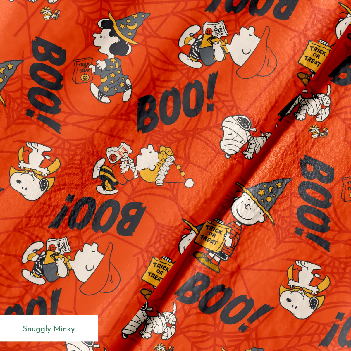 Peanuts Halloween BOO! Fabric