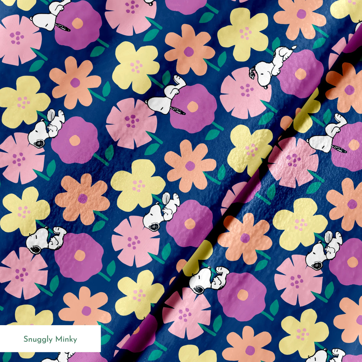 Peanuts Snoopy Floral Dreams Fabric