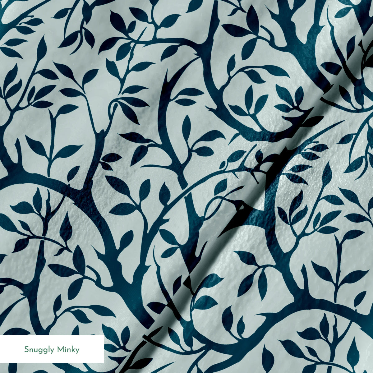 Winding Willow on Dense Fog Fabric