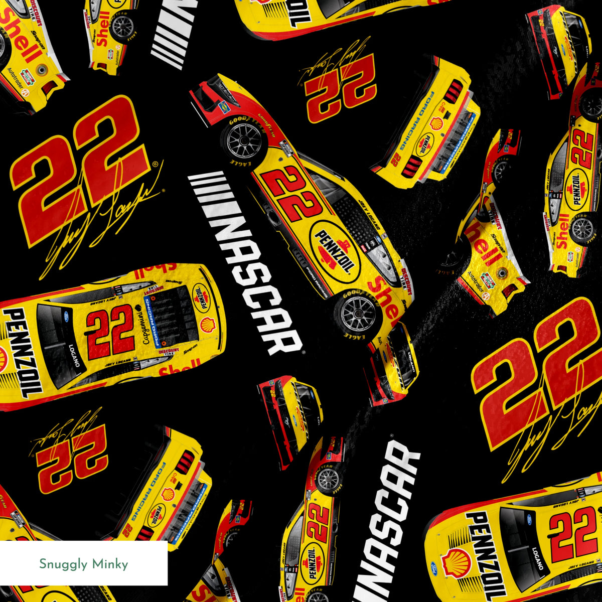 NASCAR® Joey Logano Toss on Black Fabric