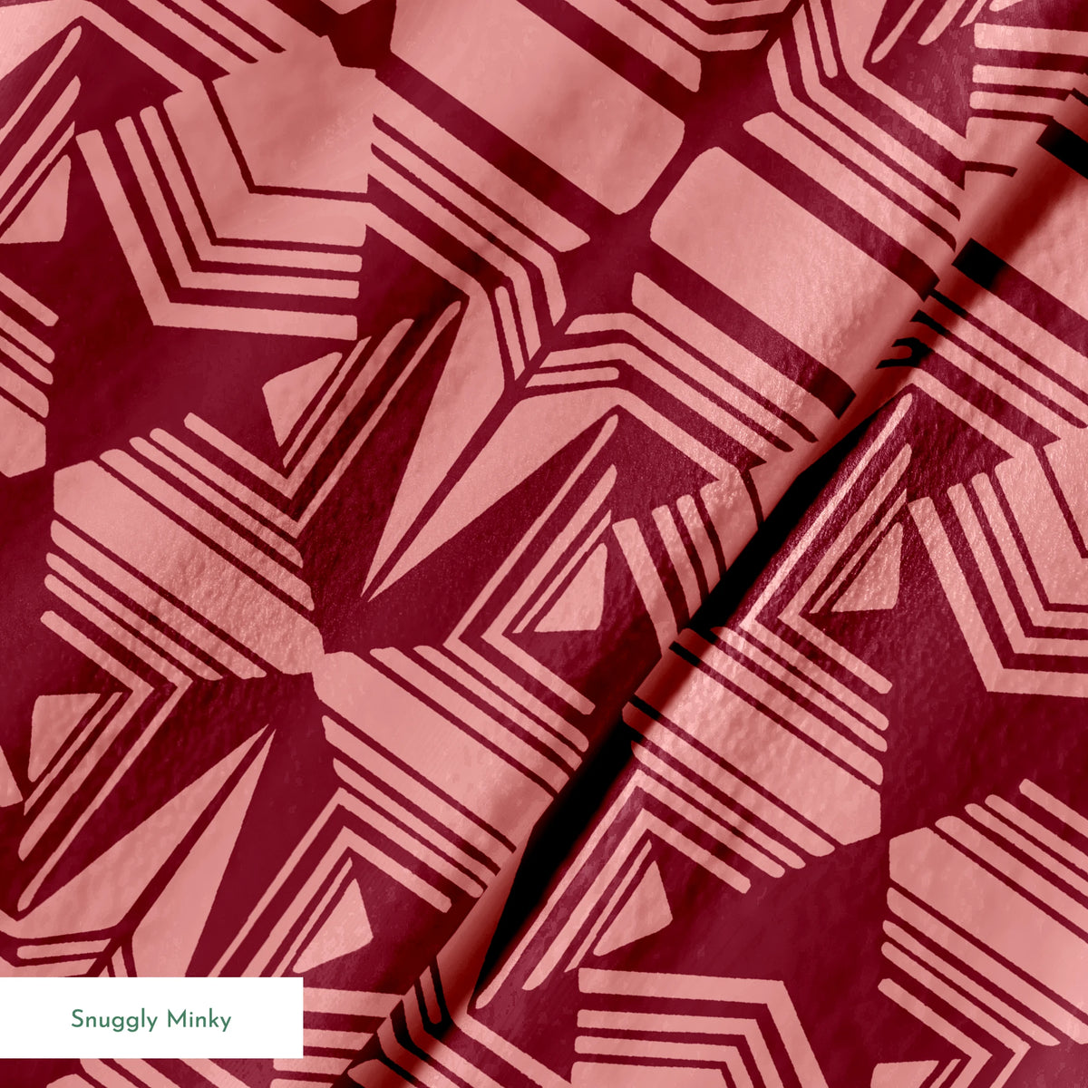 Clarice on Oxblood Fabric