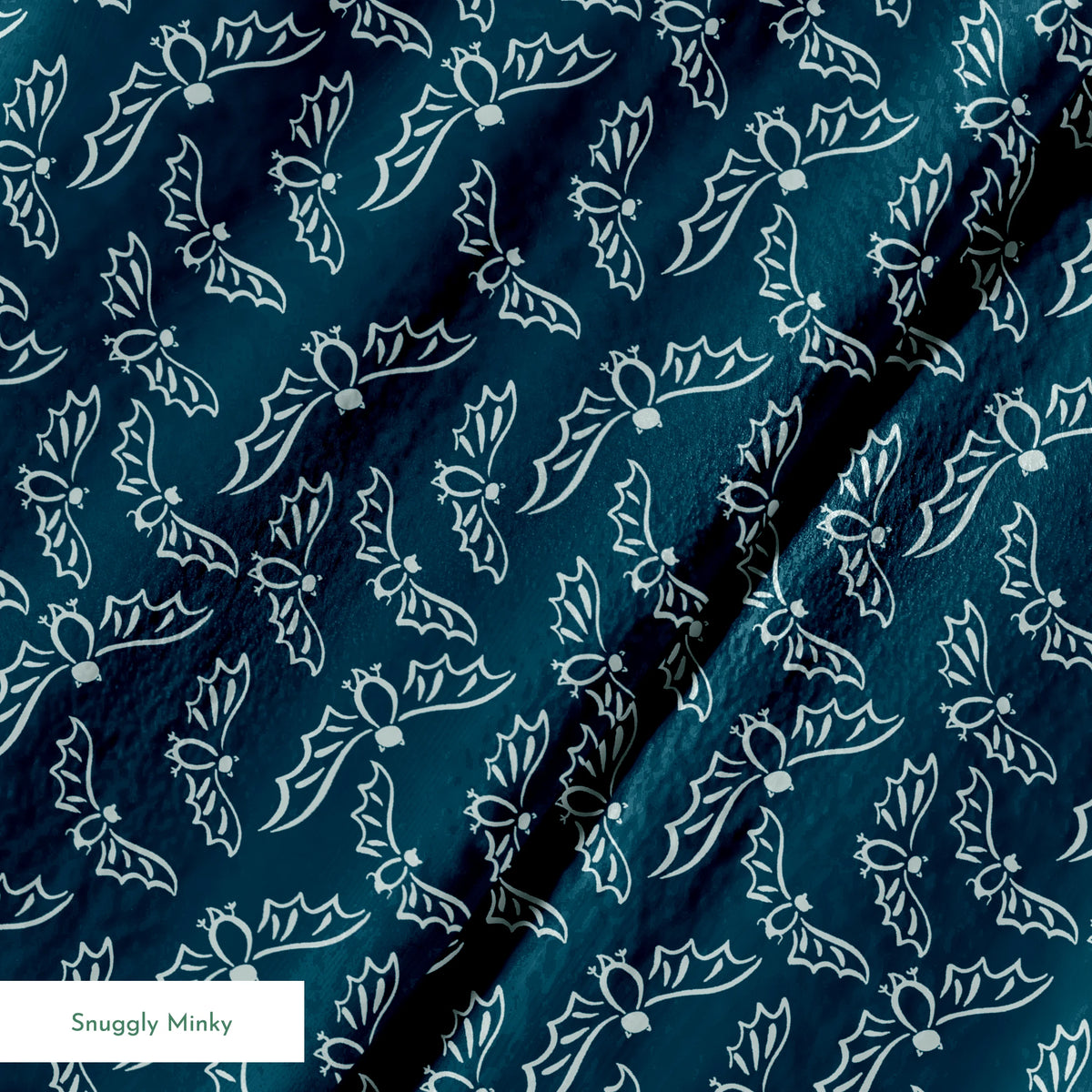 Flying Bats on Haunted Nights Fabric