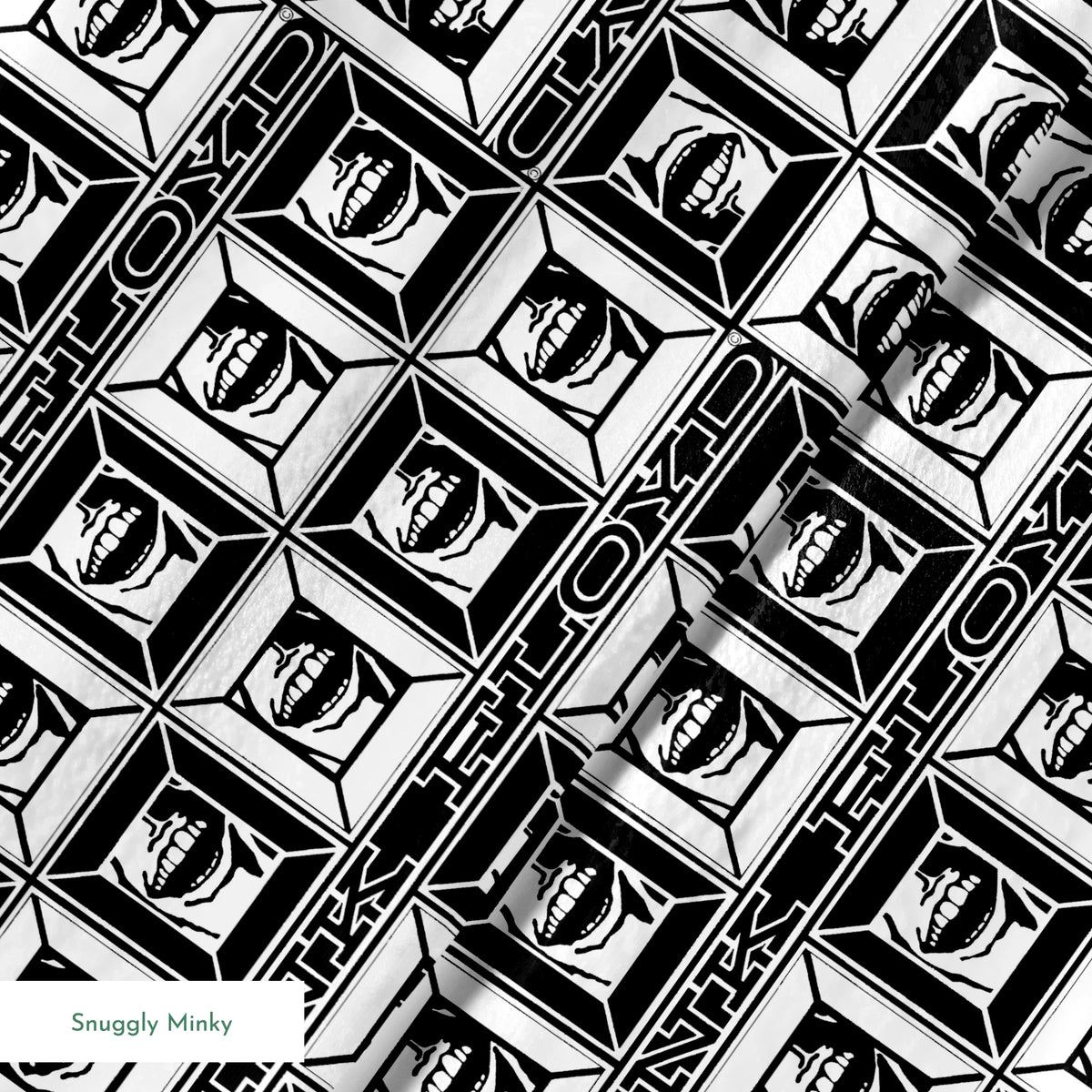 Pink Floyd Bank Smiles Fabric