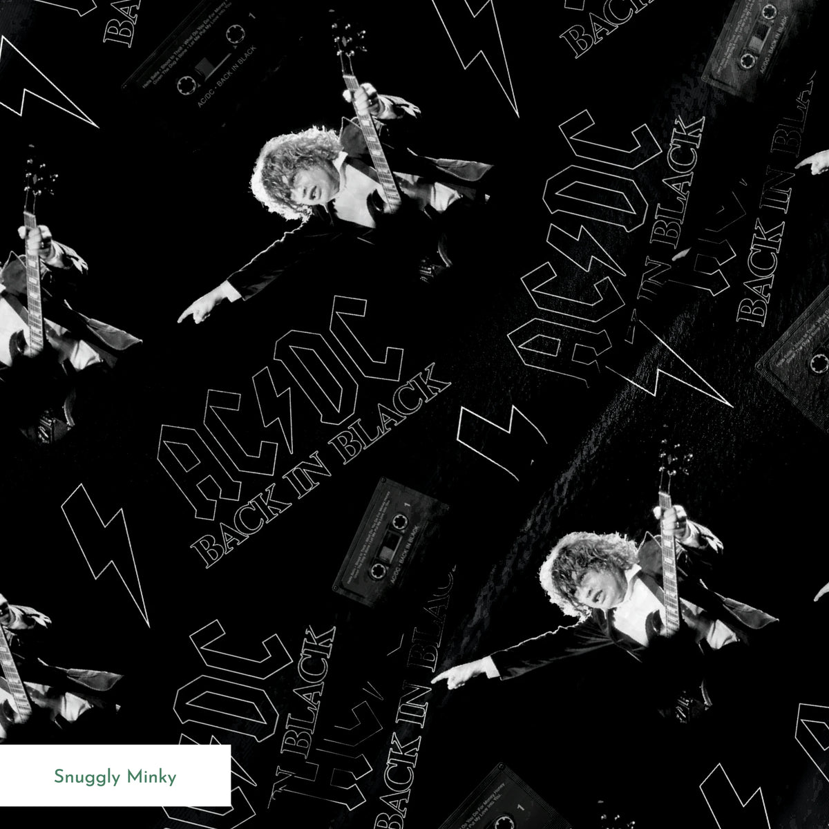 AC/DC Back in Black Fabric