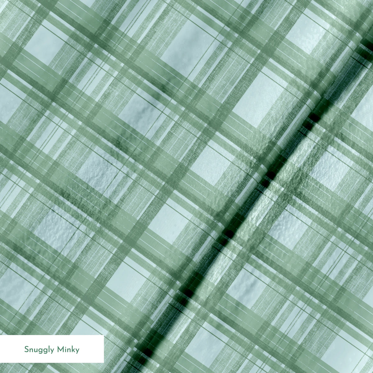 Saturday Evening Post  Christmas Plaid on Evergreen Fabric