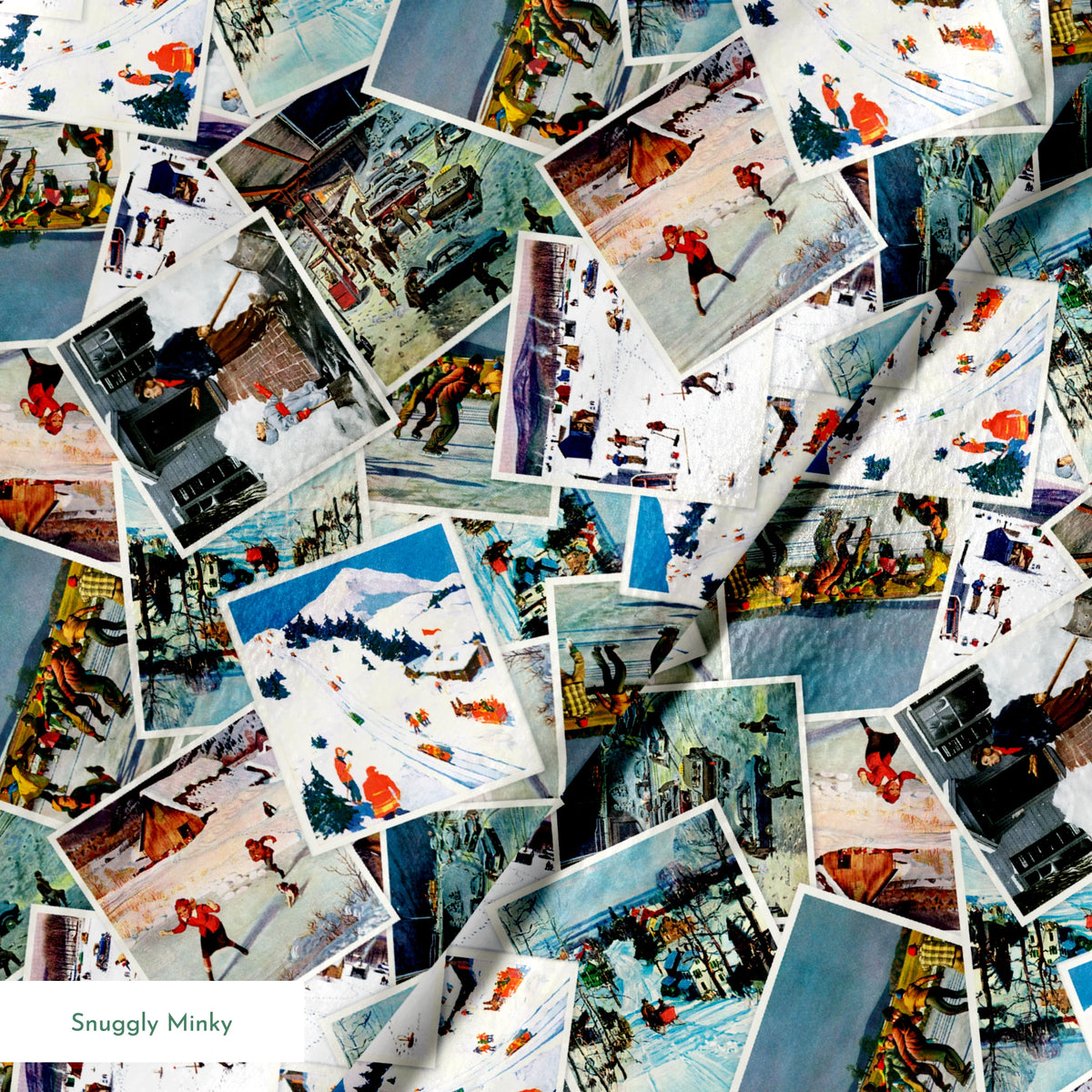 Saturday Evening Post Winter Wonderlands Fabric