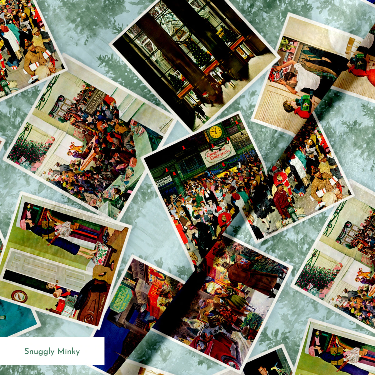 Saturday Evening Post  Holiday Memories Fabric