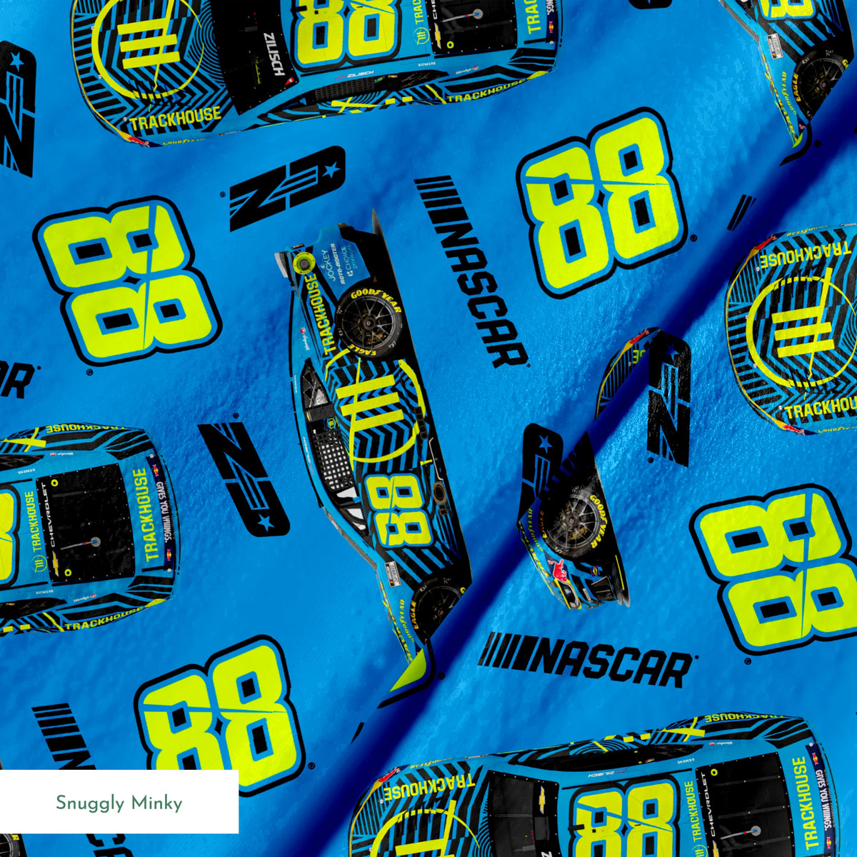 NASCAR® Connor Zilisch Toss on Blue Fabric