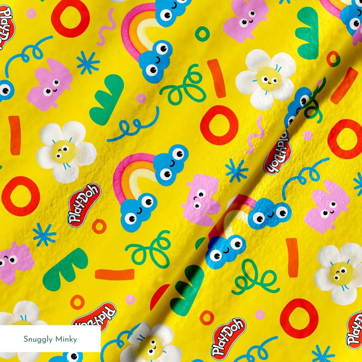 Hasbro Play-Doh Fun Playtime on Yellow Fabric
