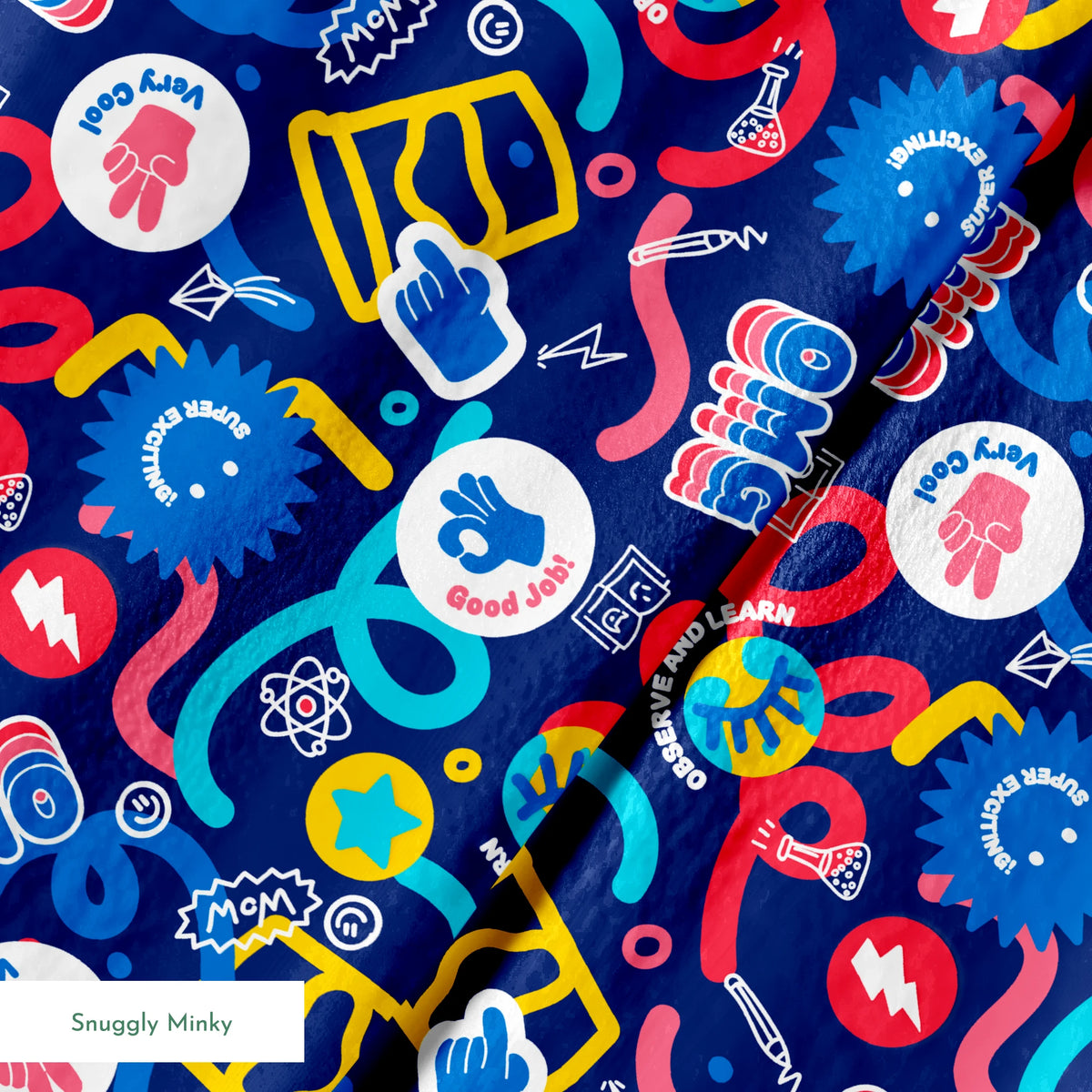 Hasbro Play-Doh Observe and Learn on Navy Fabric