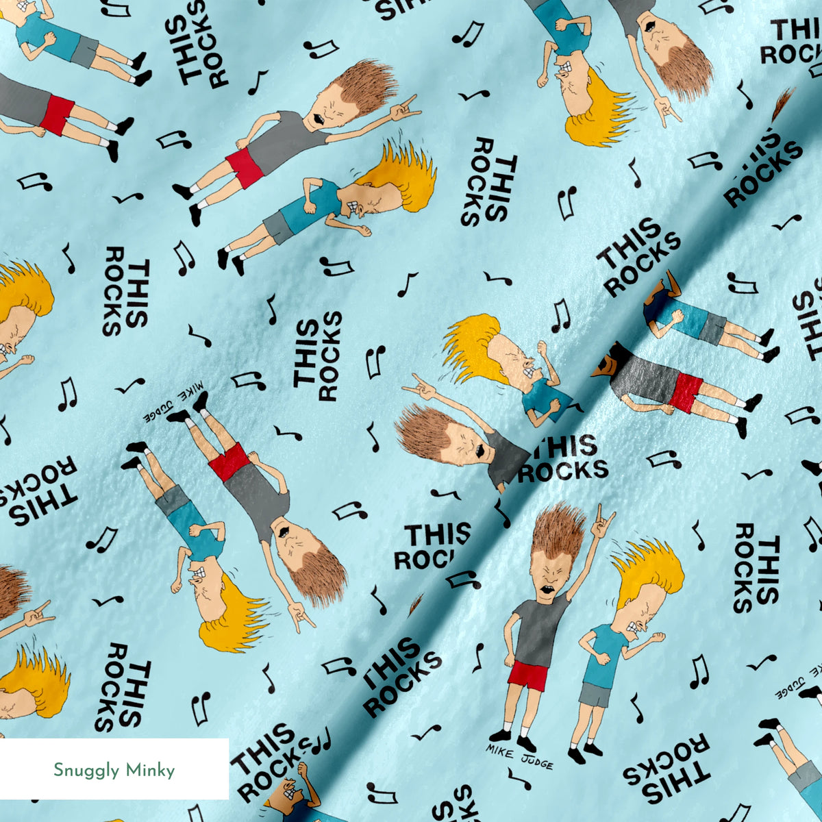 Paramount Beavis and Butt-Head This Rocks Fabric