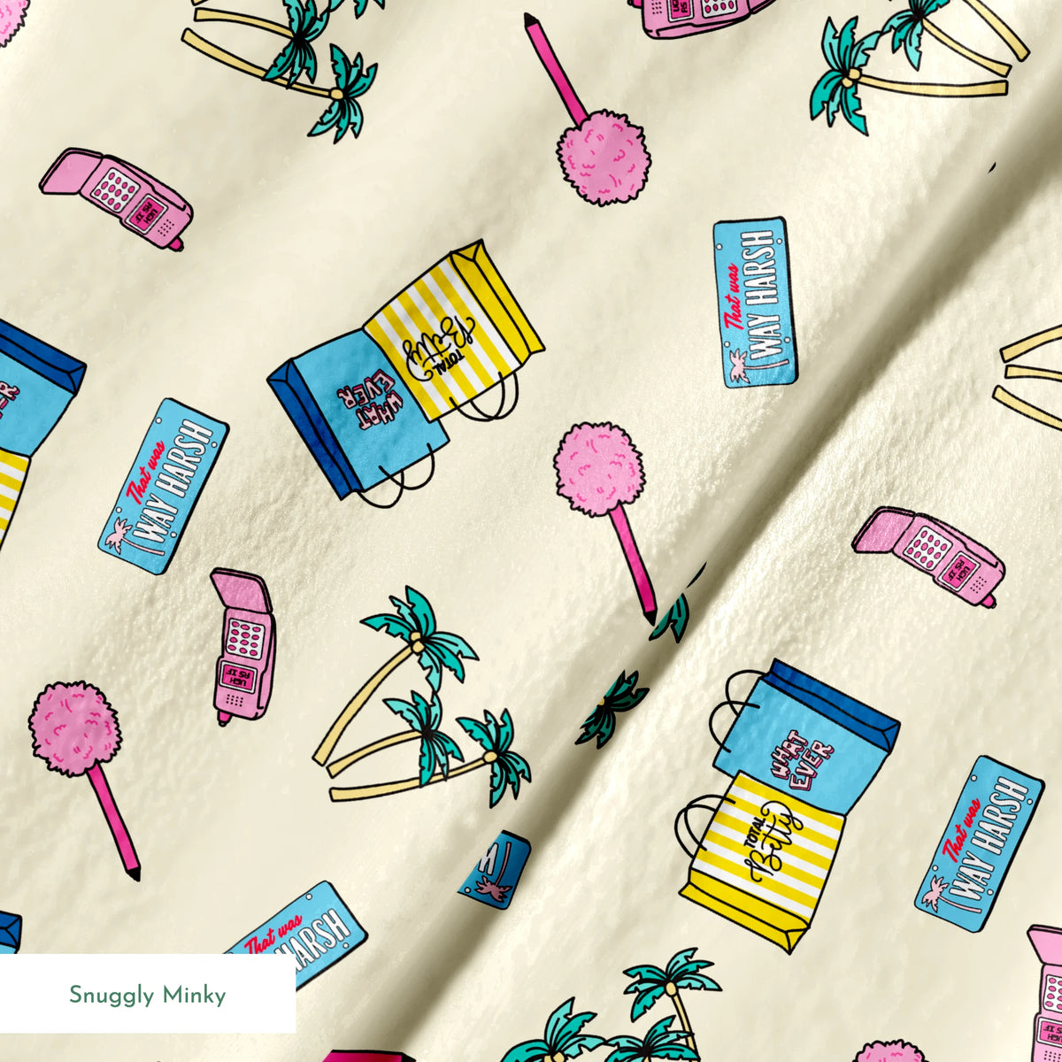 Paramount Clueless Palm Icons Fabric