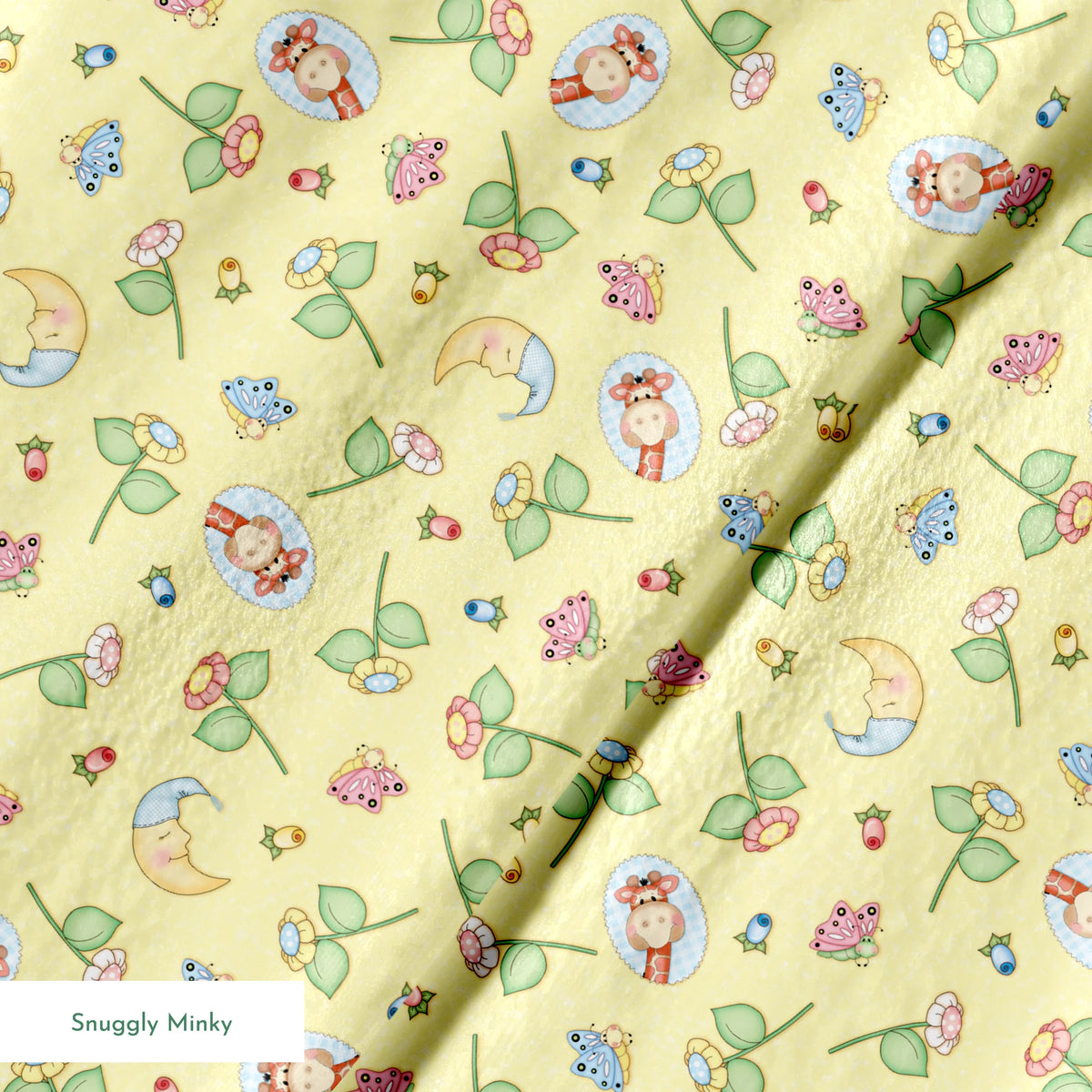 Vicki Schreiner BaZooples Giraffes and Florals Fabric