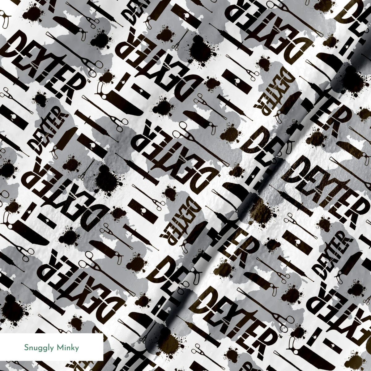 Showtime Dexter Killer Tools on Gray Fabric