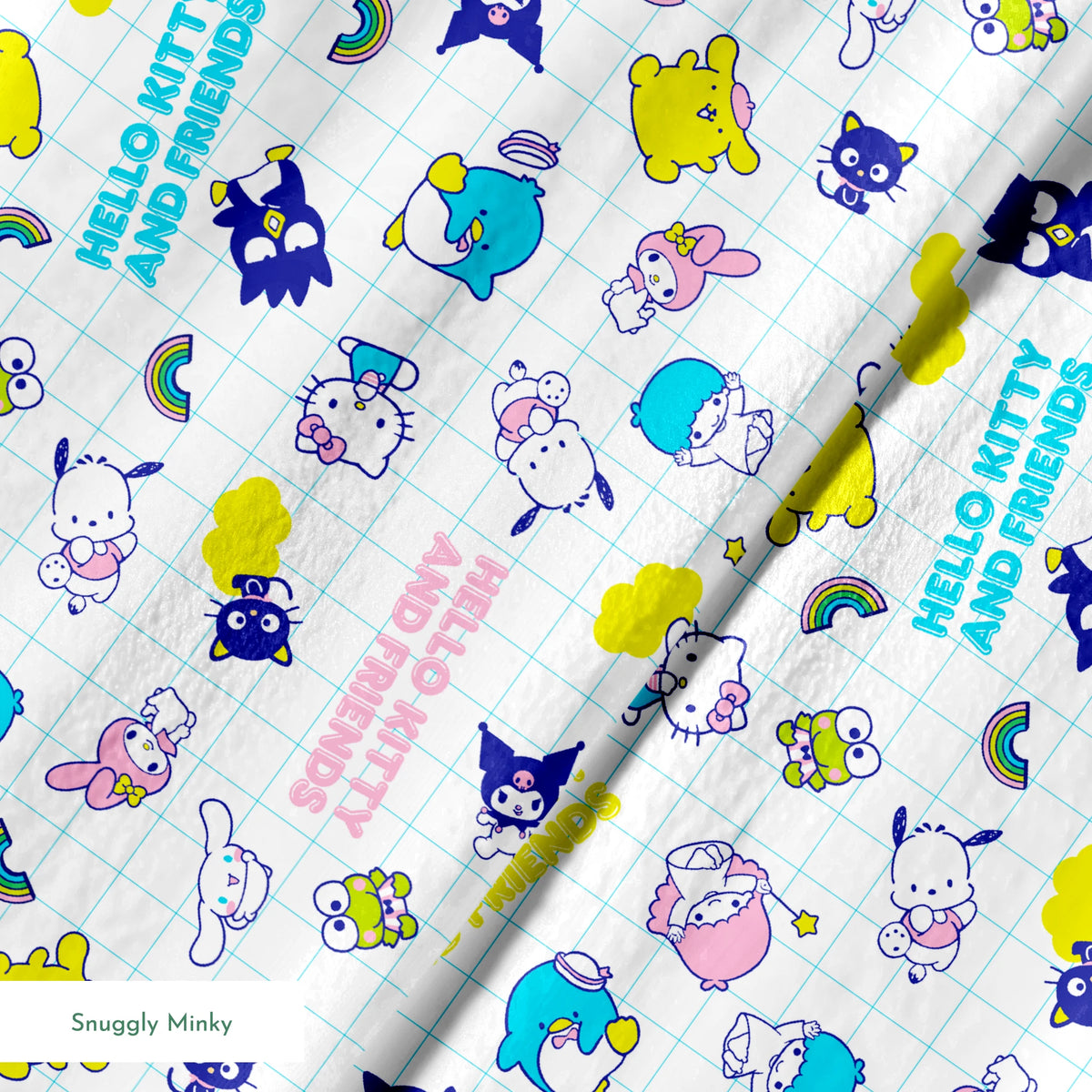 Hello Kitty® and Friends Grid Toss Fabric