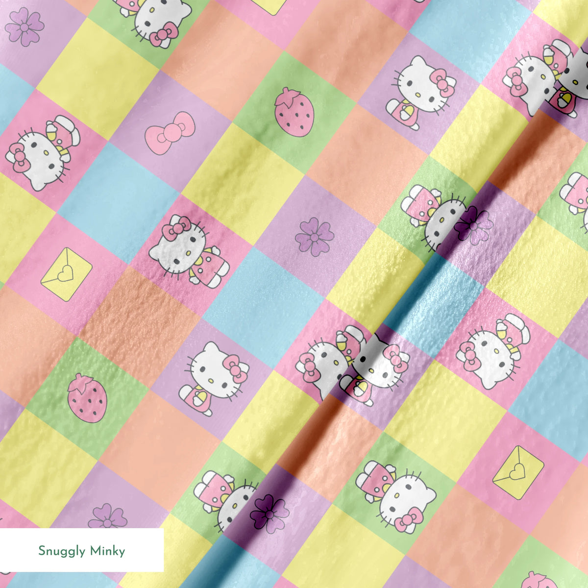Hello Kitty® Pastel Blocks Fabric
