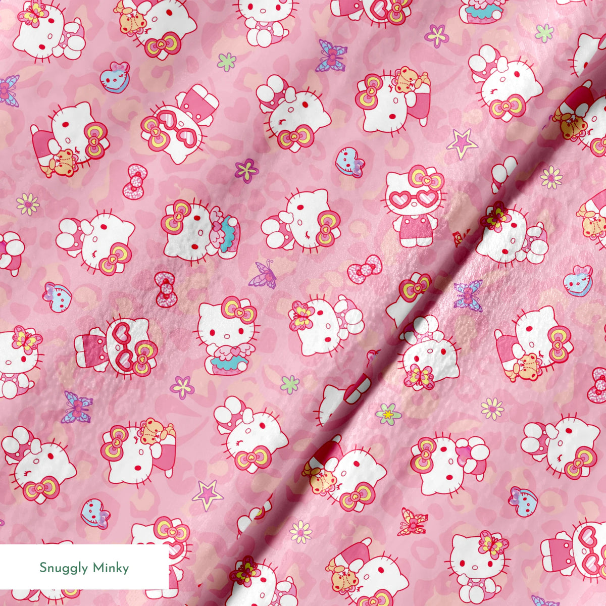 Hello Kitty® Pink Leopard Fun Fabric