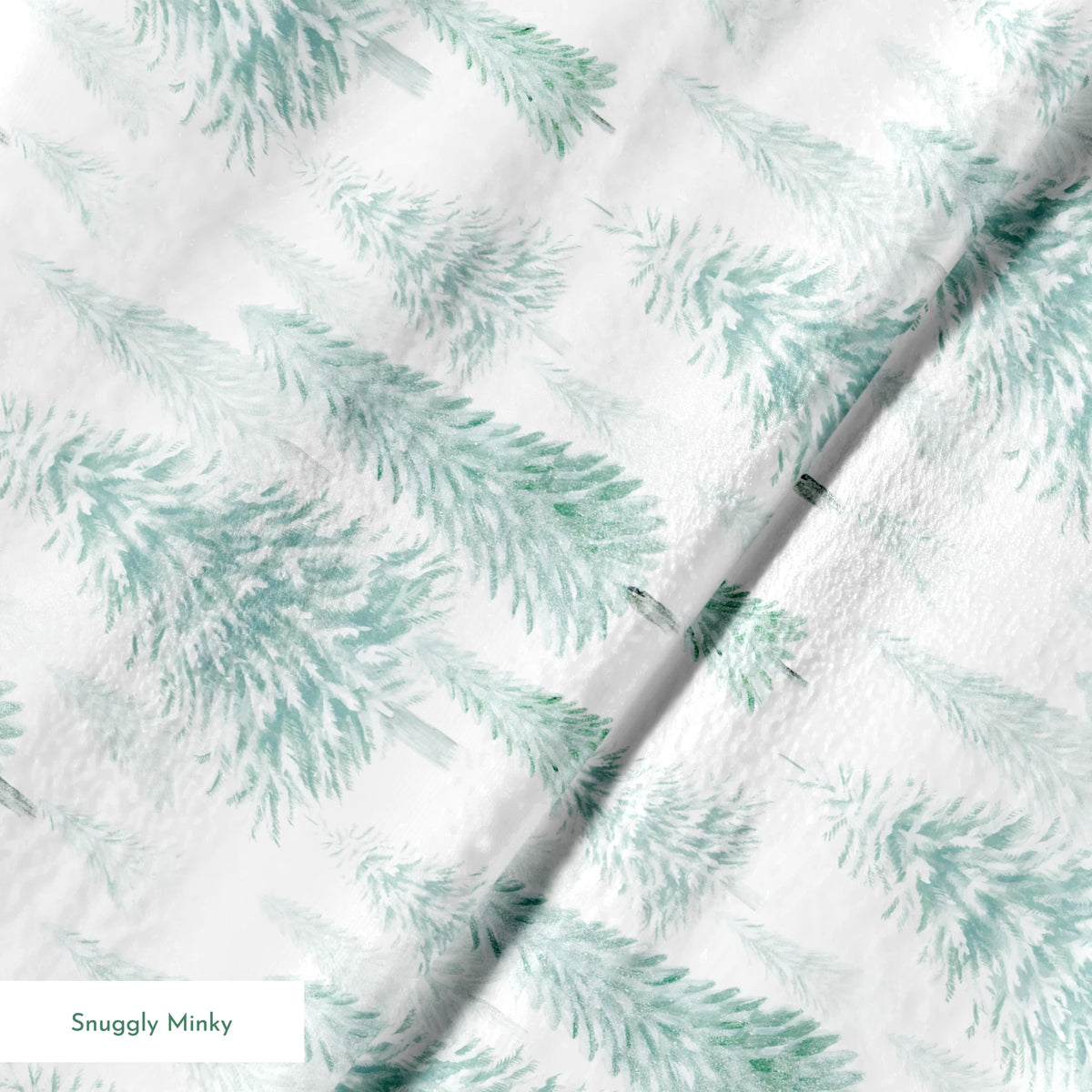 Danielle Murray Snowy Evergreens Fabric